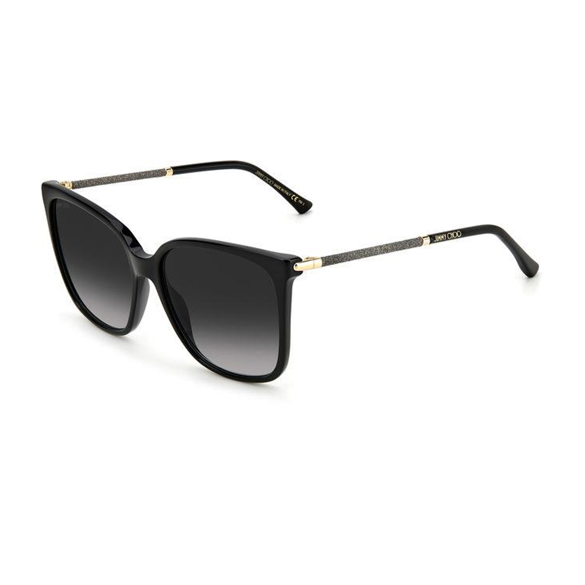 Jimmy Choo Women's Nero Scilla-S Celluloid Occhiali Sole