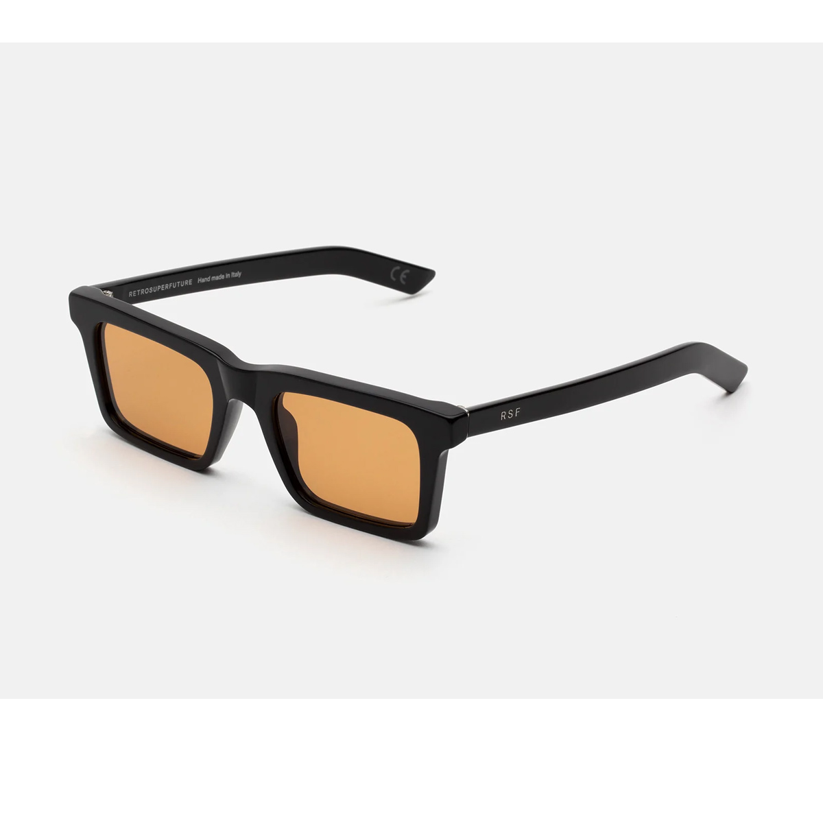 Retrosuperfuture Unisex Nero Refined 1968 Celluloid Occhiali Sole