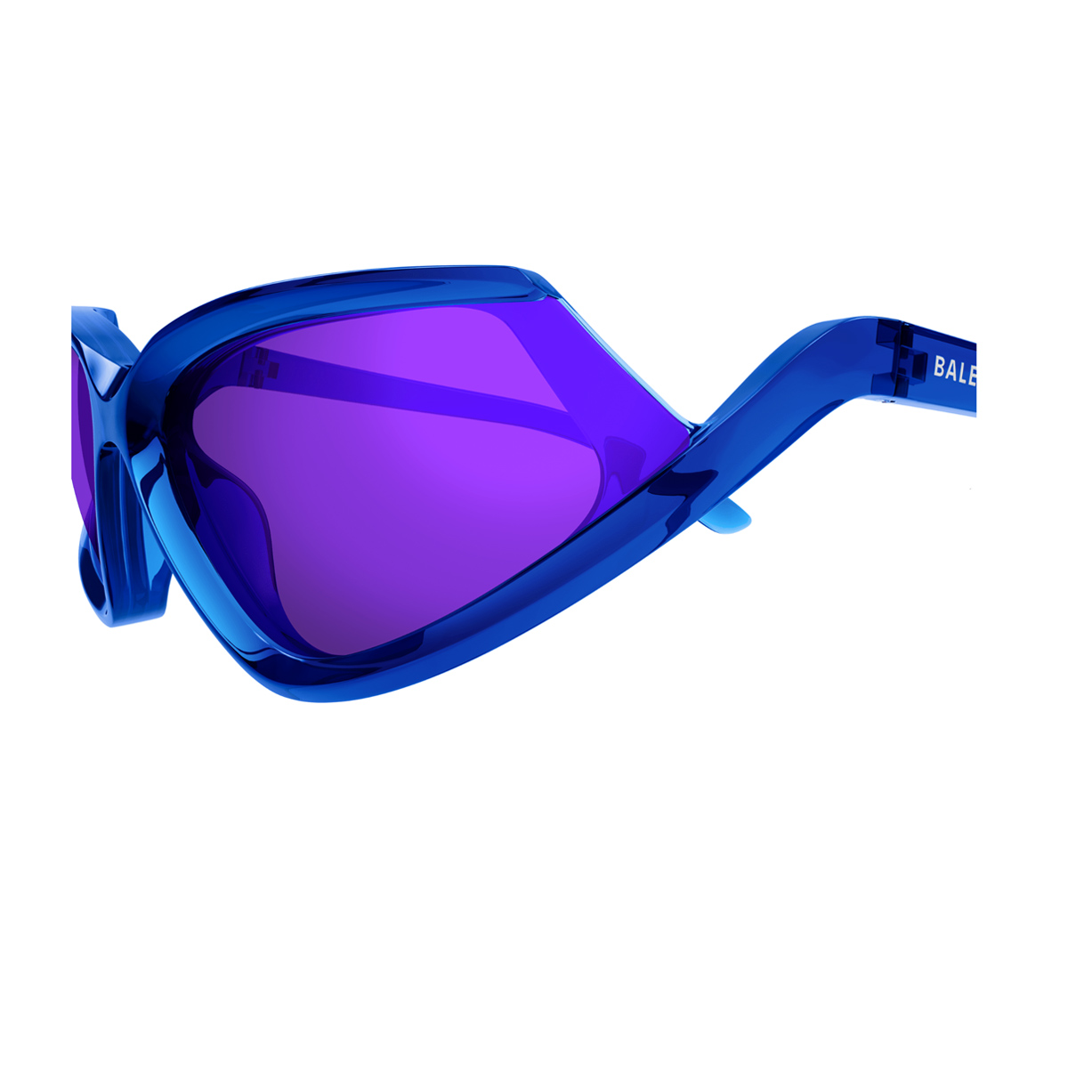 Balenciaga Unisex Blu Bb0289s 004 Injected Occhiali Sole