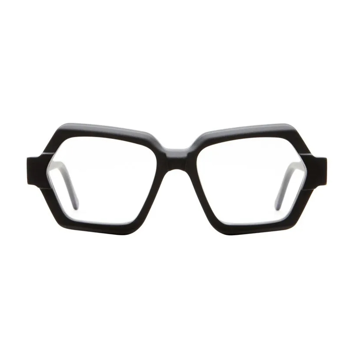 Kuboraum Unisex Nero Maske K38 Bm Black Matte Acetate Occhiali Vista