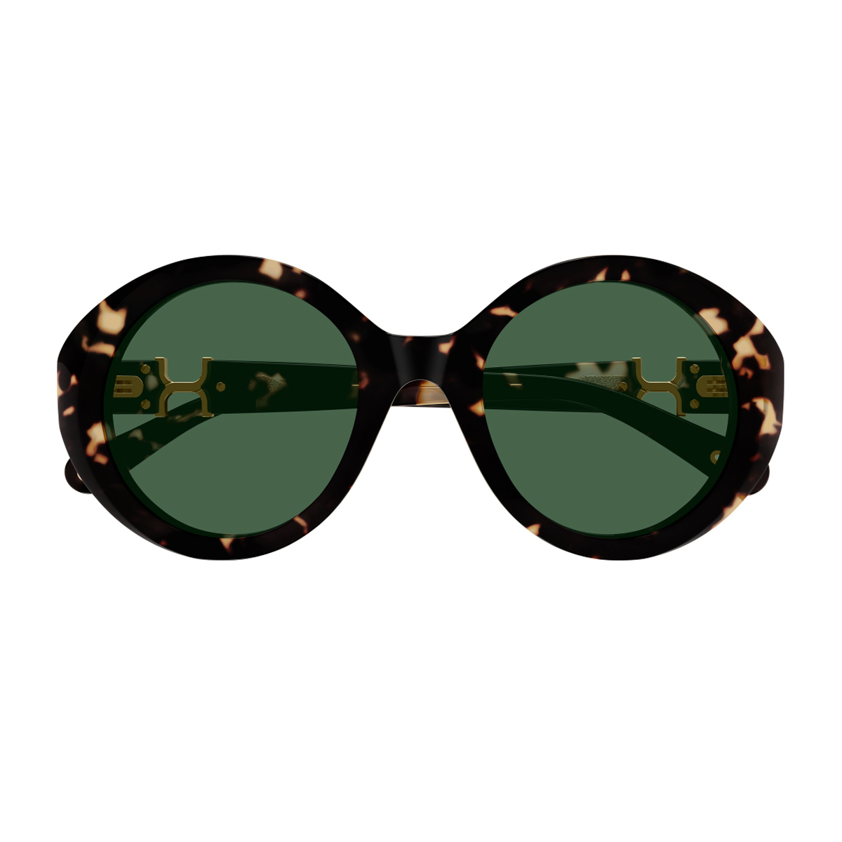 Chloé Women's Havana Ch0332s Marcie- Linea 002 Green Recycled Acetate Occhiali Da Sole