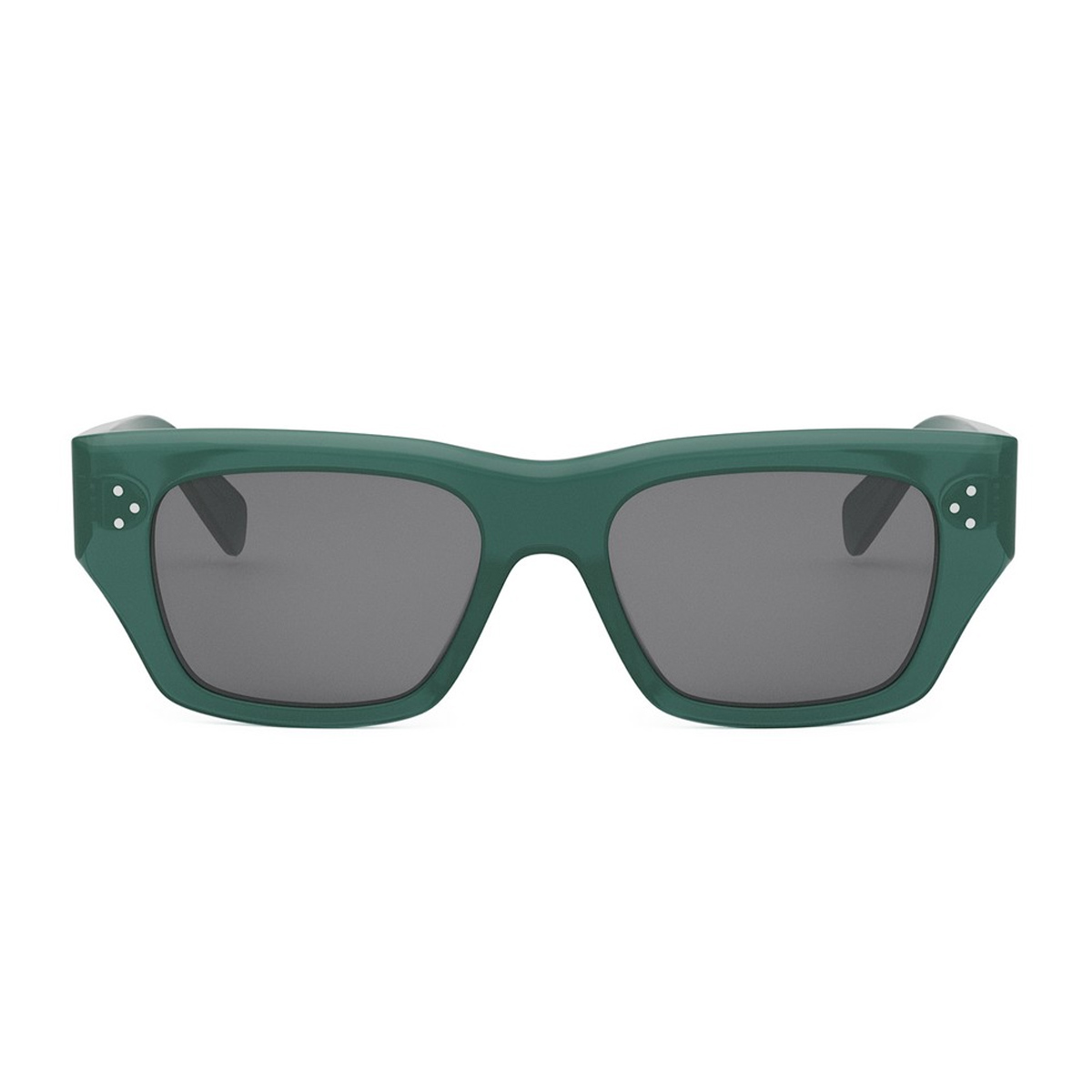 Celine Men's Verde Cl40297u 3 Dots 96A Lucido Acetate Occhiali Da Sole
