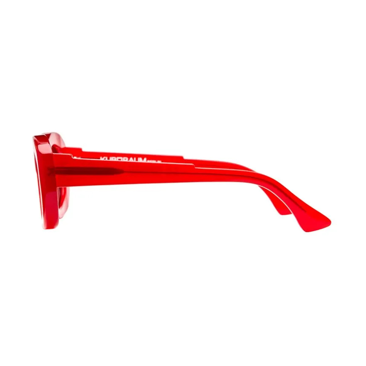 Kuboraum Unisex Rosso Maske X23 Rd 2Grey Red Acetate Occhiali Sole