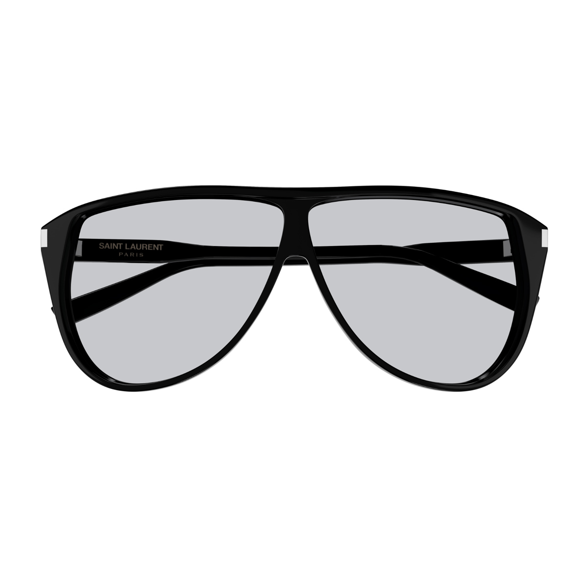 Saint Laurent Unisex Nero Sl 731 Gaspar Linea Corner Angle 001 Black Light Blu Acetate Occhiali Da Sole