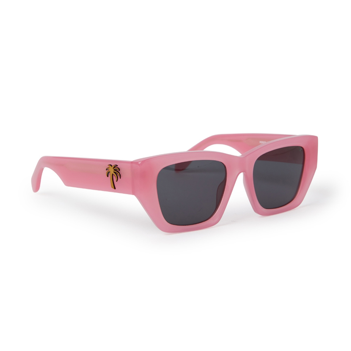 Palm Angels Unisex Rosa Hinkley Begonia Pink Acetate Occhiali Sole