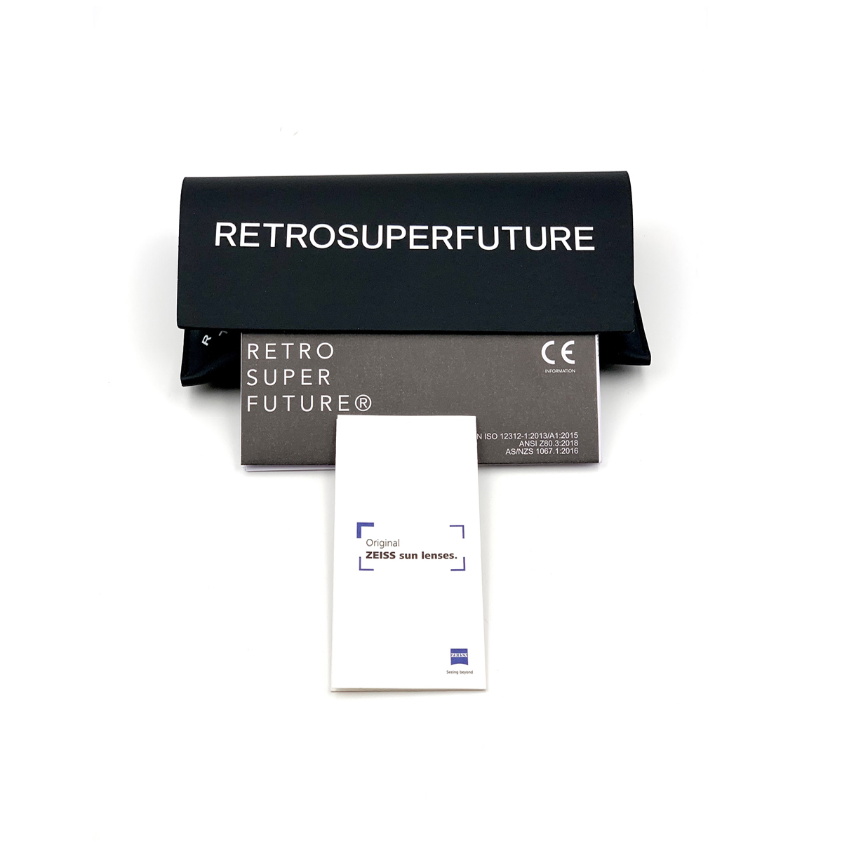 Retrosuperfuture Unisex Nero Regular Lazarus Bellissimo Celluloid Occhiali Sole