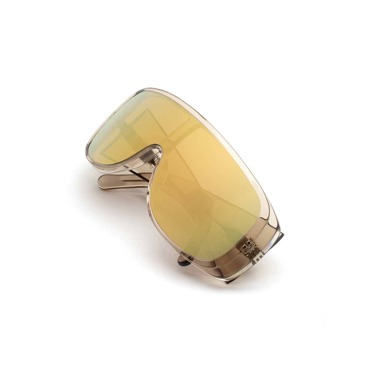 Retrosuperfuture Unisex Avorio X Maison Margiela Mm6 Mask 19B Ivory Acetate Occhiali Da Sole