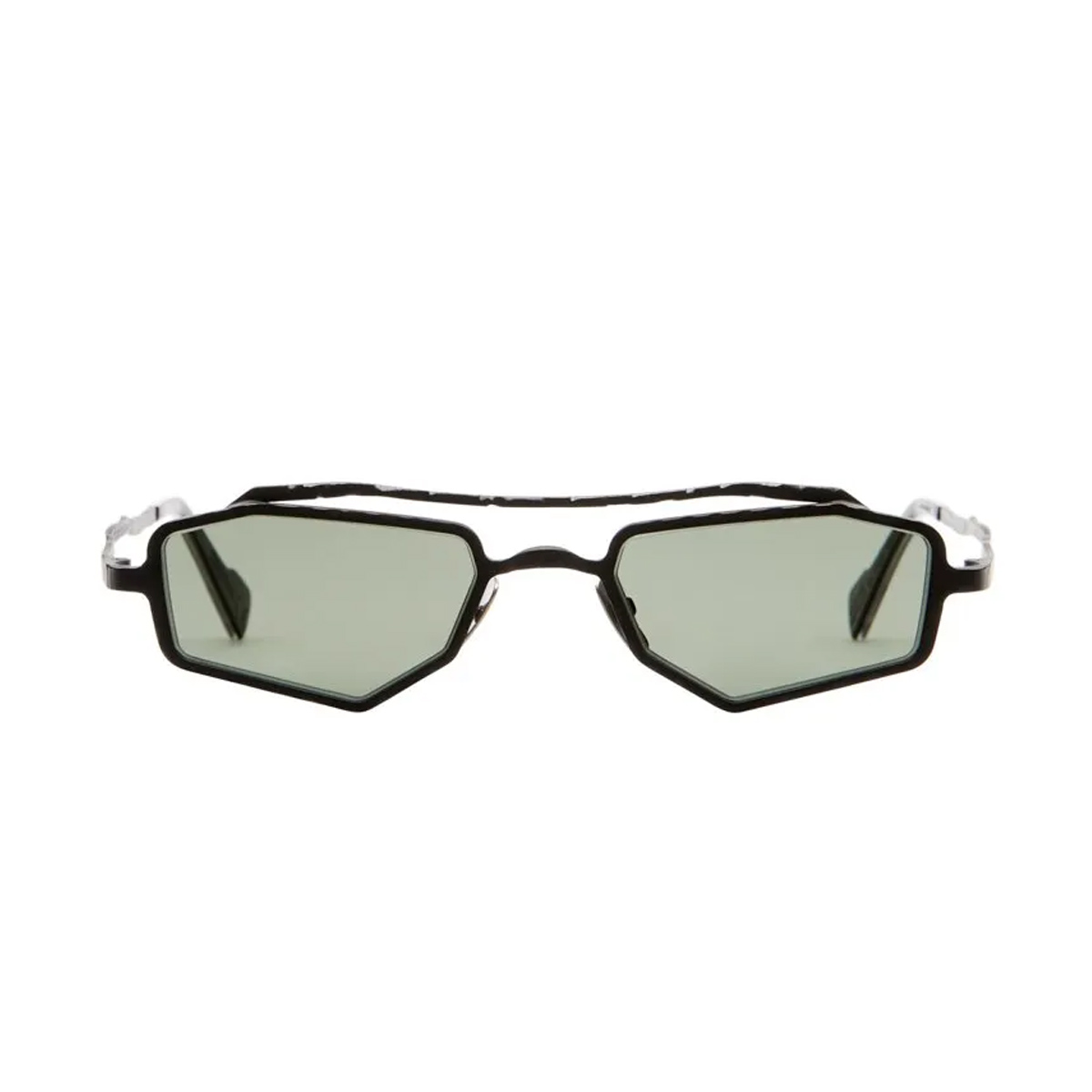 Kuboraum Unisex Nero Maske Z23 Micrometal Z Bm F. Green Metal Occhiali Sole