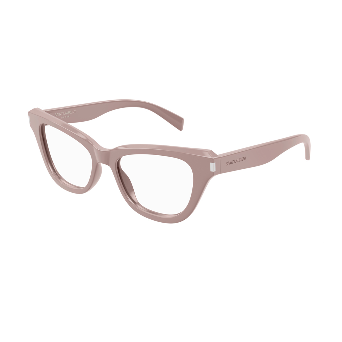 Saint Laurent Unisex Rosa Sl 472 Line New Wave 006 Pink Acetate Occhiali Vista
