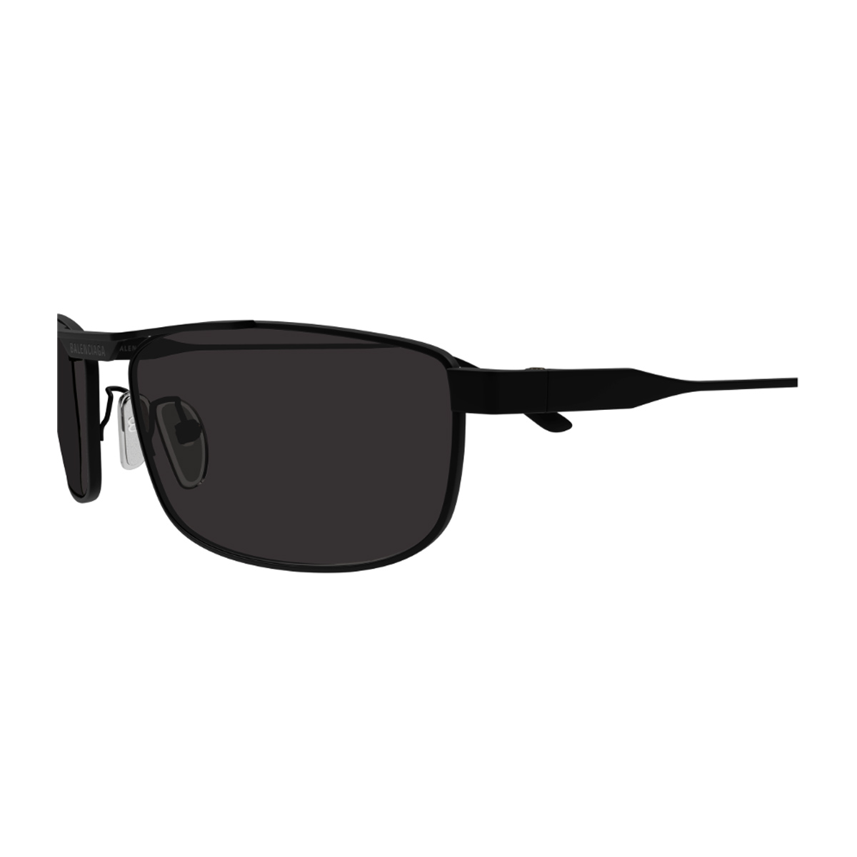 Balenciaga Unisex Nero Bb0451s Tag 3.0 Linea Everyday 001 Black Grey Metal Occhiali Da Sole