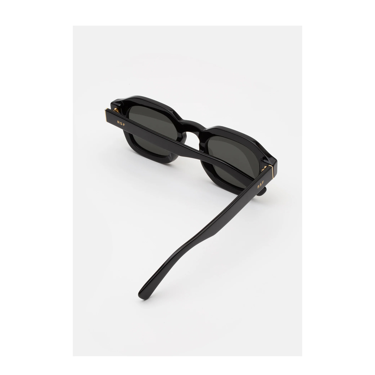 Retrosuperfuture Unisex Nero Saluto Black Celluloid Occhiali Sole