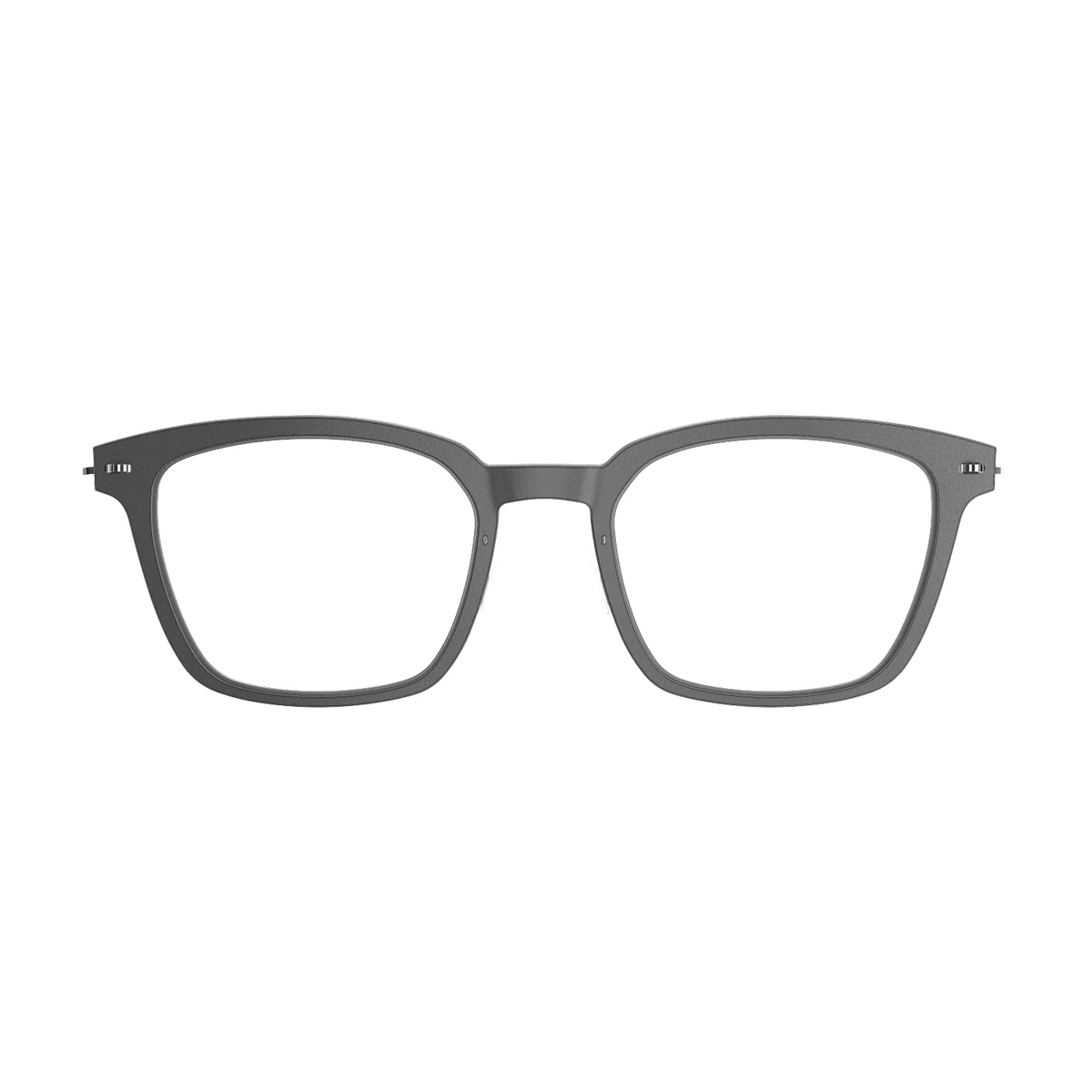 Lindberg N. O.W. 6645 D16-P10-802 Nero Satinato Grigio Chiaro Titanium Occhiali Da Vista - Men
