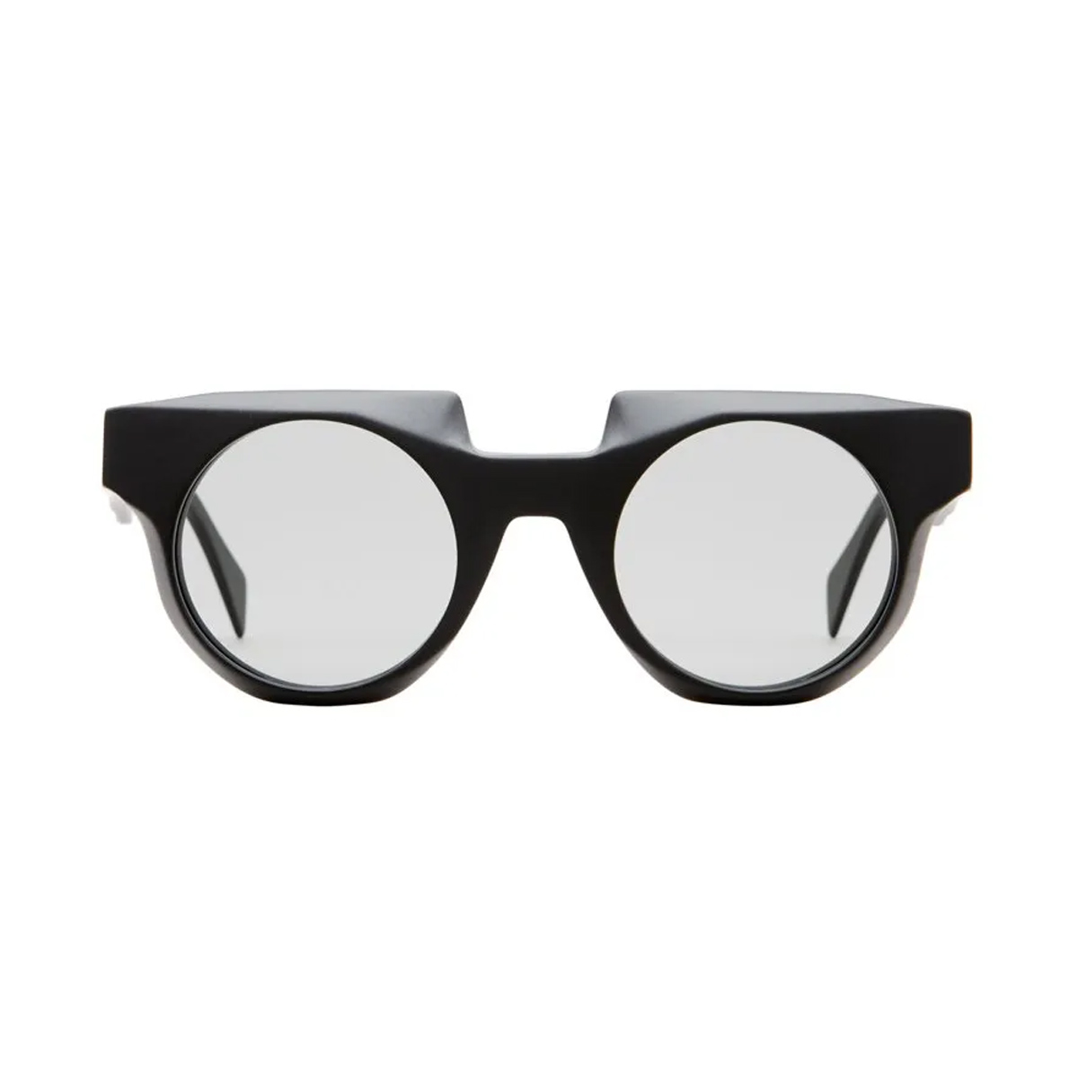 Kuboraum Unisex Nero Maske U1 Bm Grey1* Black Matte Acetate Occhiali Sole