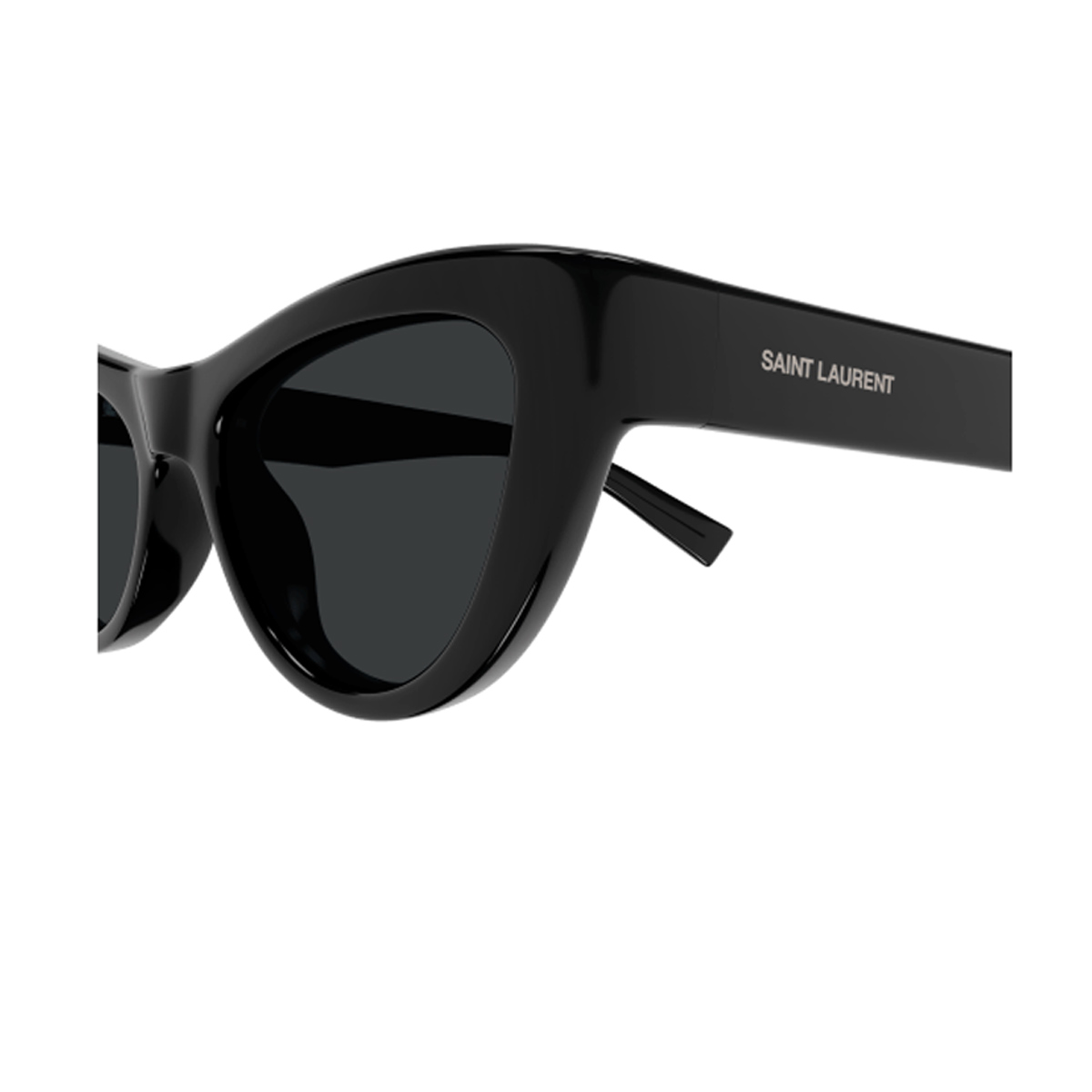 Saint Laurent Women's Nero Sl 676 Linea New Wave 001 Black Acetate Occhiali Sole