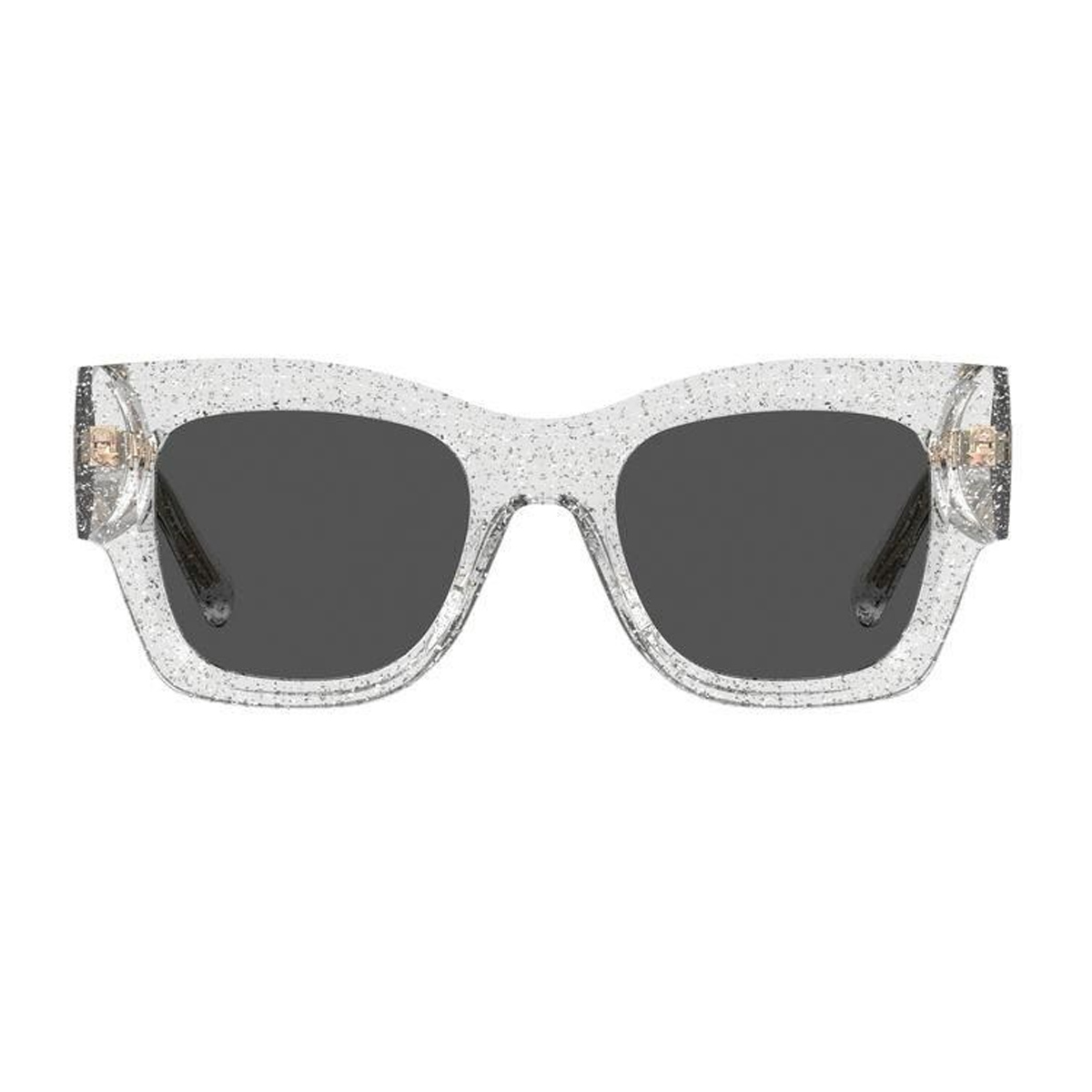 Chiara Ferragni Women's Trasparente Cf 7023-S Mxv-Ir Glitter Slvr Acetate Occhiali Sole