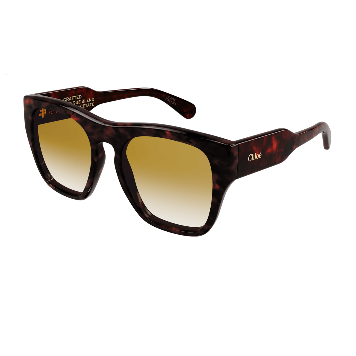 Chloé Women's Marrone Ch0149s Celluloid Occhiali Sole