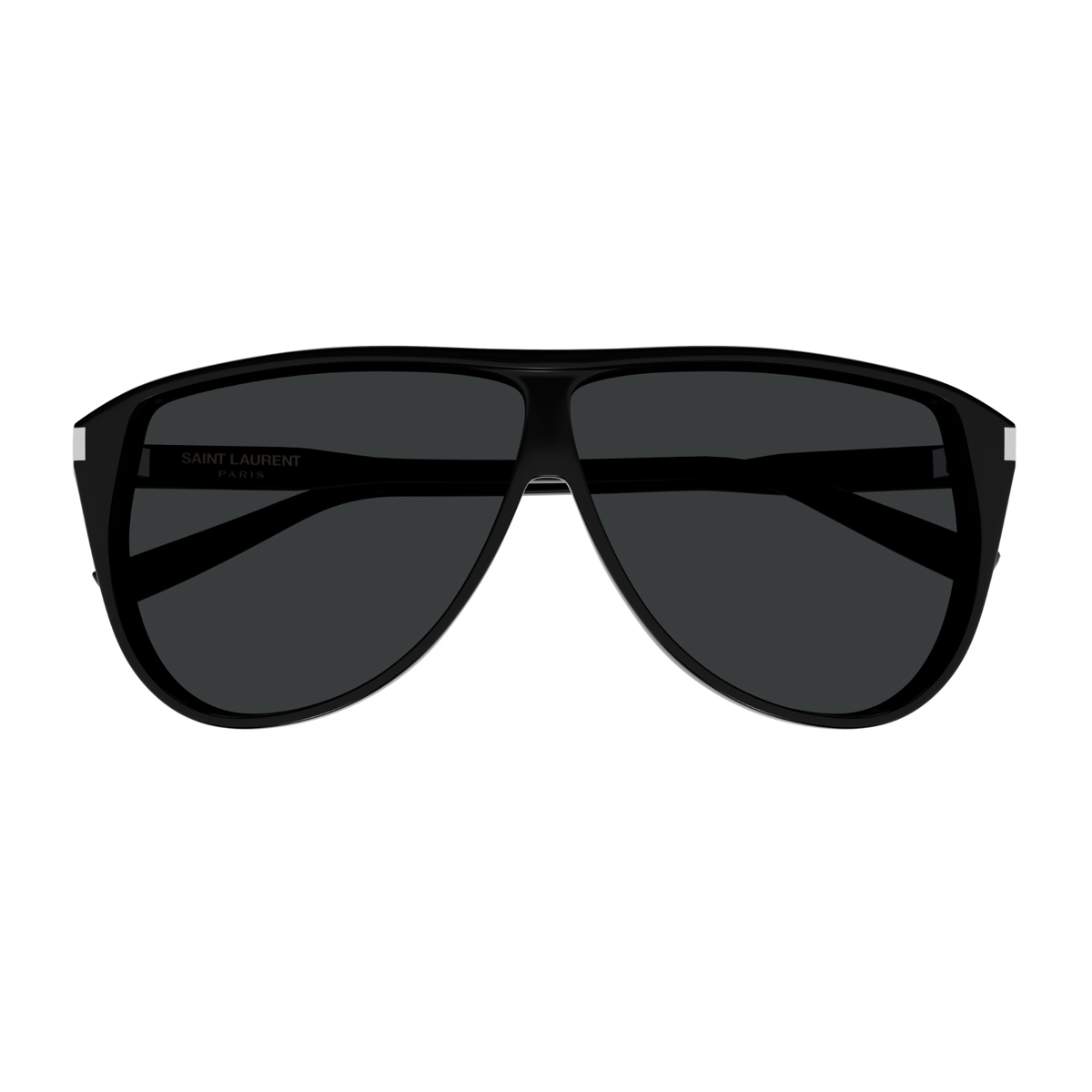 Saint Laurent Men's Nero Sl 731 Gaspar Linea Corner Angle 002 Black Acetate Occhiali Da Sole