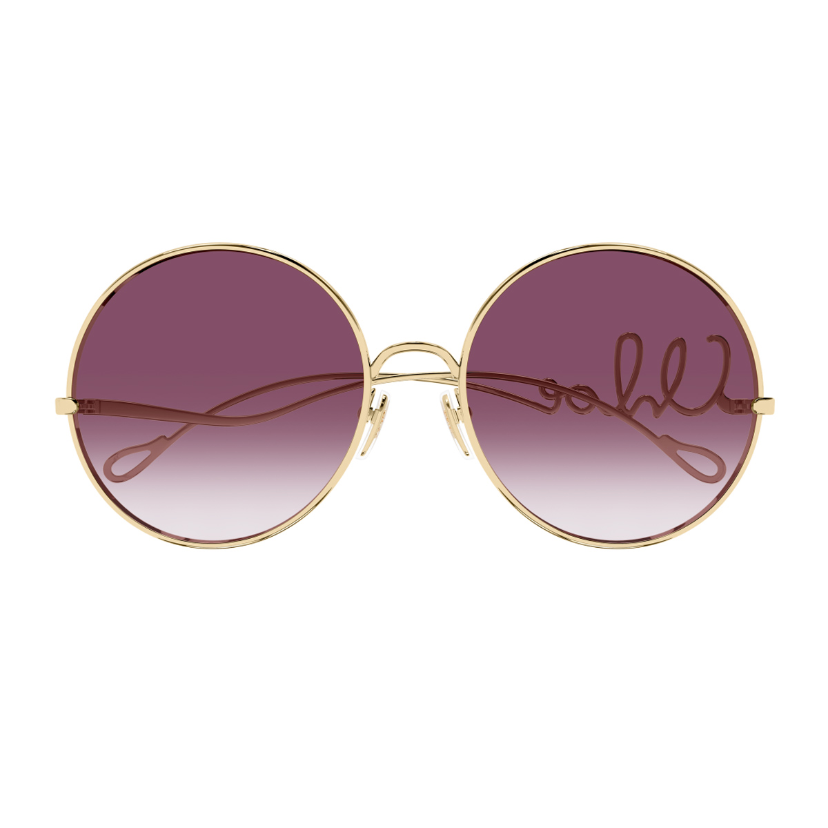 Chloé Women's Oro Ch0329s Iconic - Linea 003 Gold Red Metal Occhiali Da Sole
