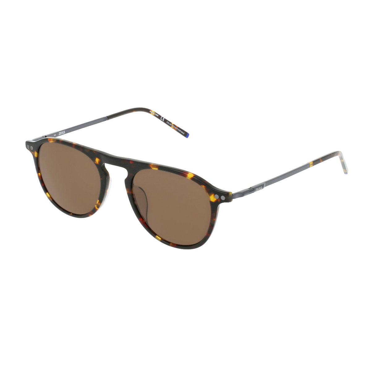 Zeiss Men's Marrone Zs22702s Celluloid Occhiali Sole