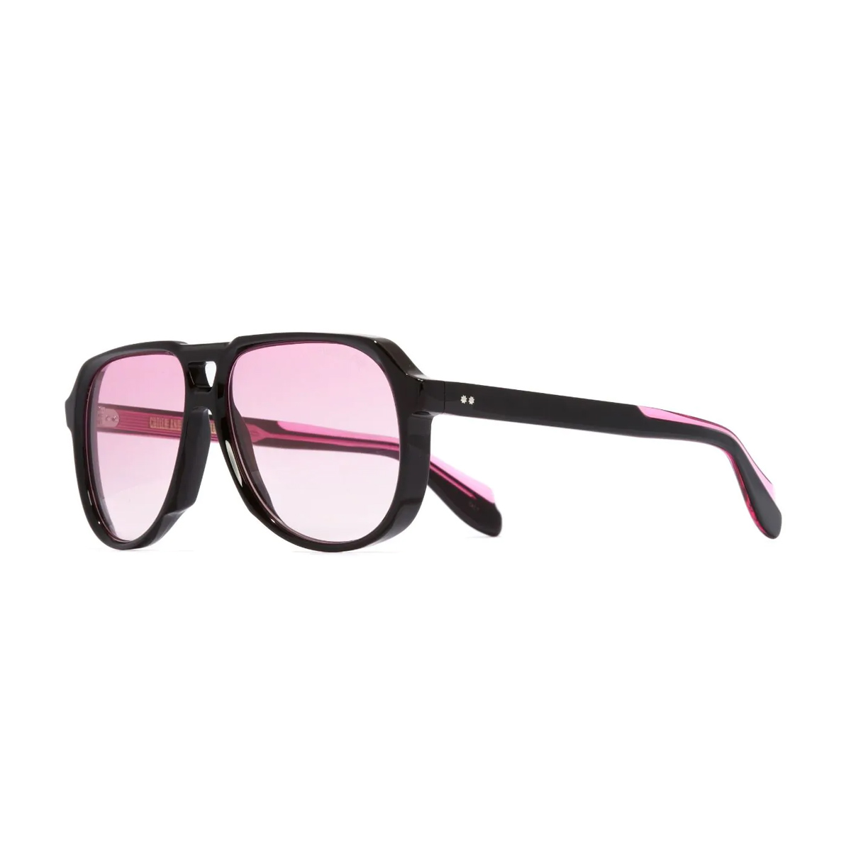 Cutler And Gross Unisex Nero 9782 01 Acetate Occhiali Sole