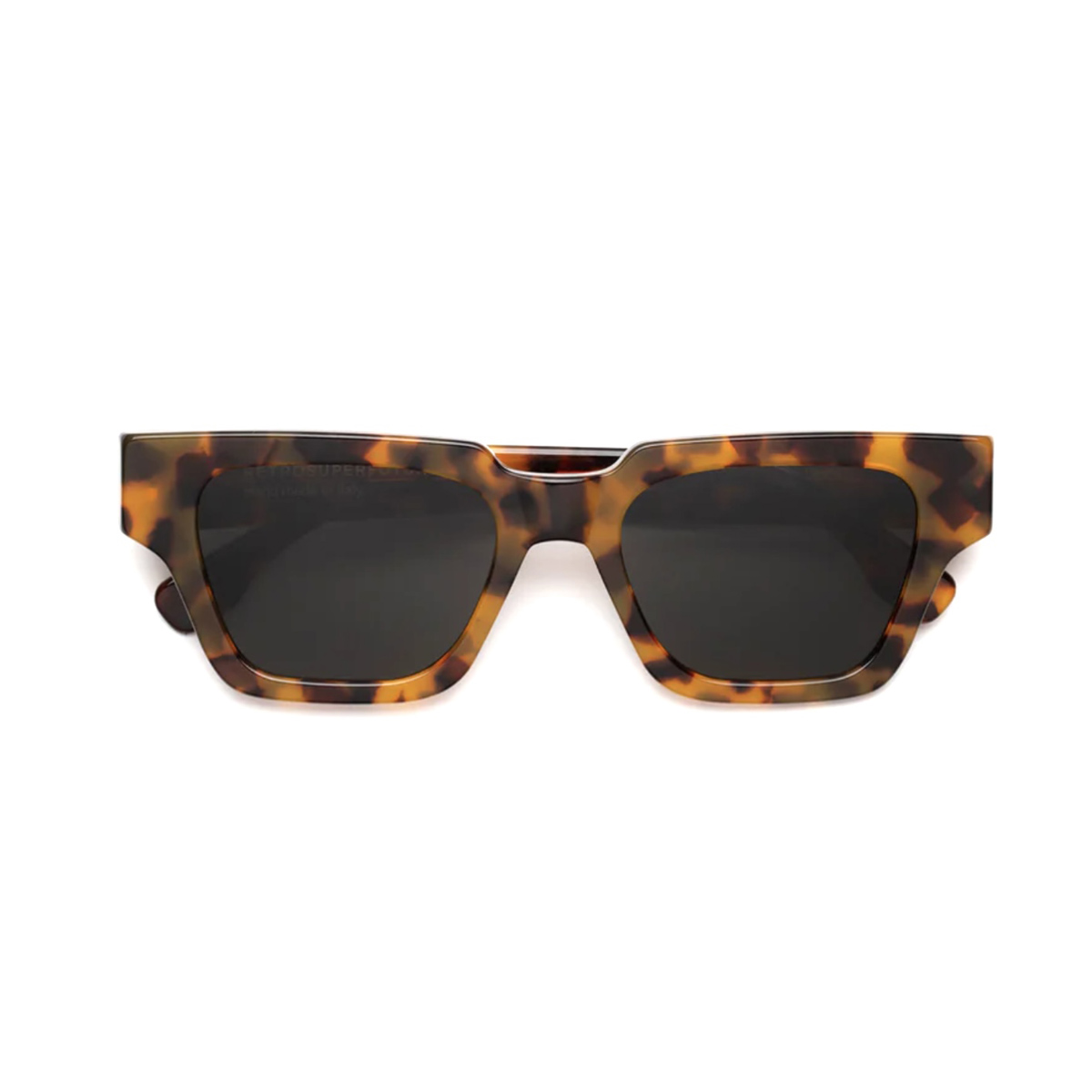 Retrosuperfuture Unisex Arancione Storia Spotted Havana Acetate Occhiali Sole