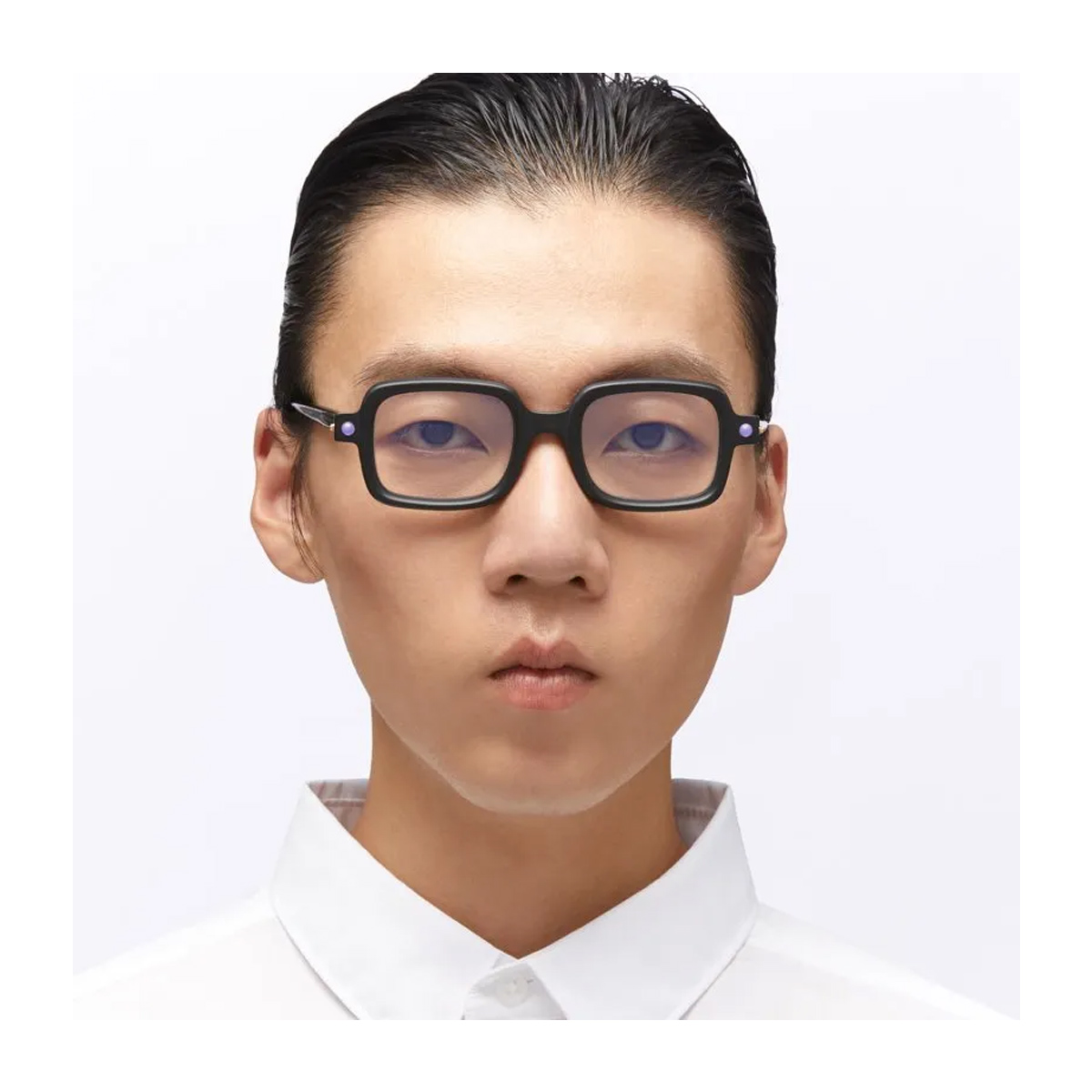 Kuboraum Unisex Nero Maske P2 Bmv Black Matte Havana Acetato Mazzucchelli Occhiali Da Vista