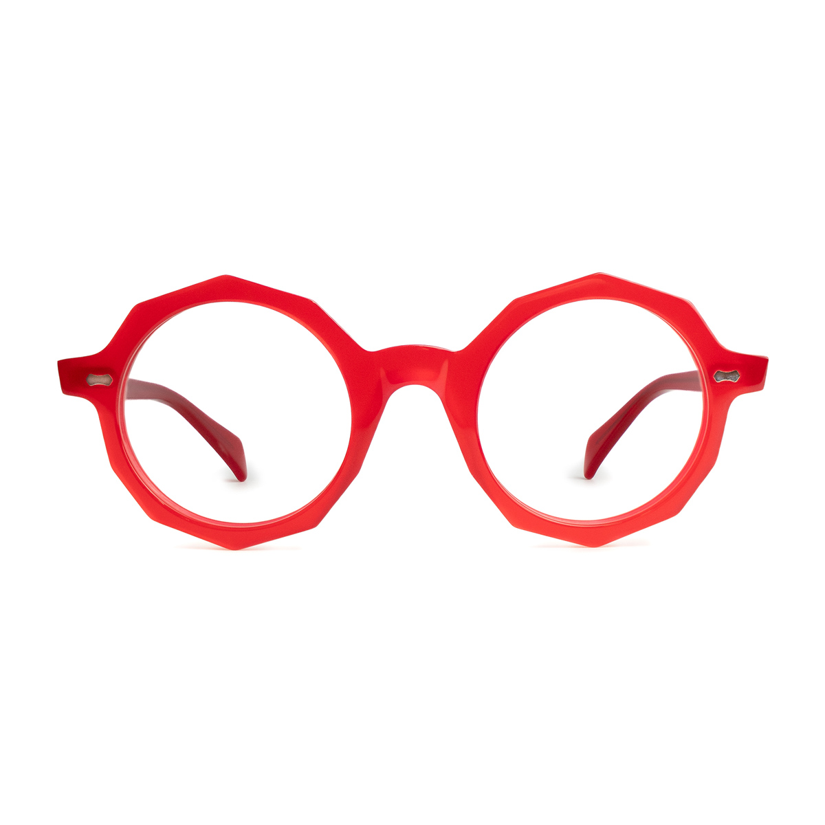 Dandy's Unisex Rosso Mirto Ro19 Opalino Acetate Occhiali Da Vista
