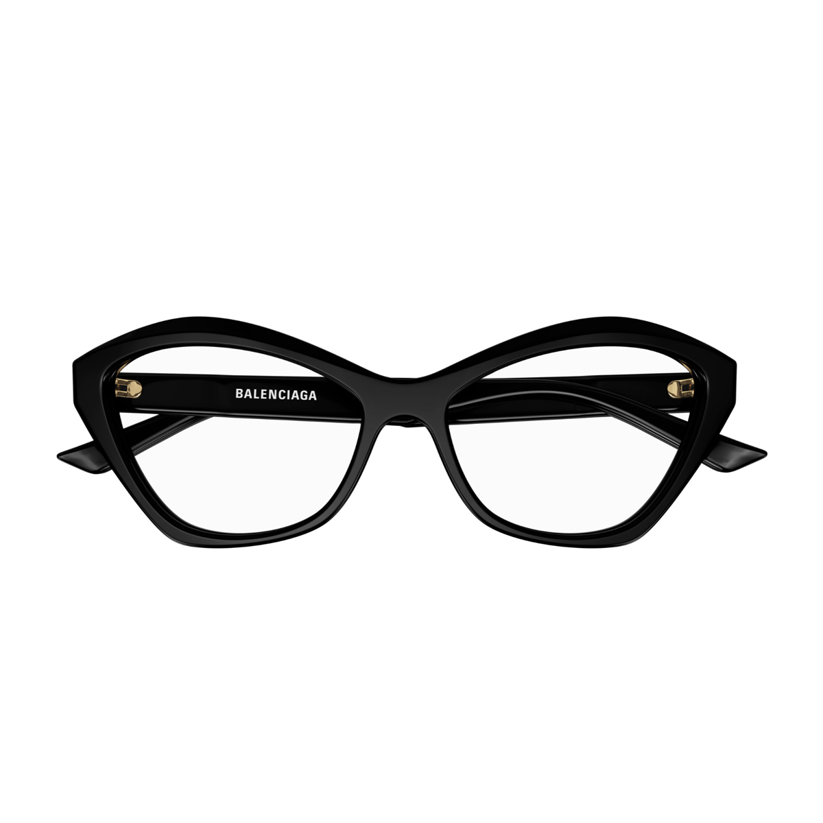 Balenciaga Women's Nero Bb0341o Linea Everyday 001 Black Acetate Occhiali Da Vista