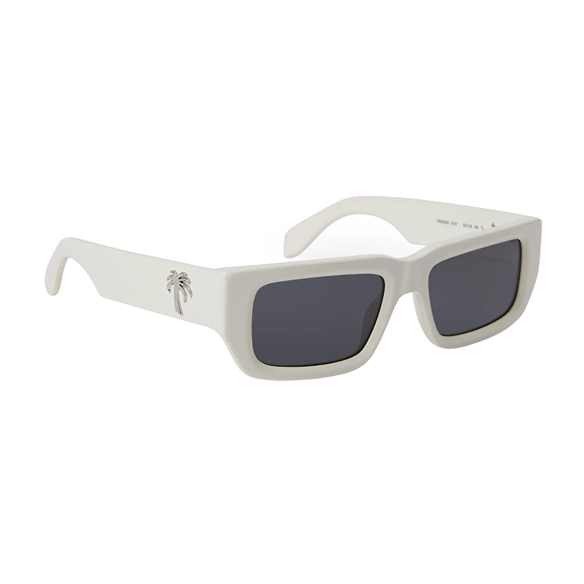 Palm Angels Unisex Bianco Sutter 1007 Black Acetate Occhiali Sole