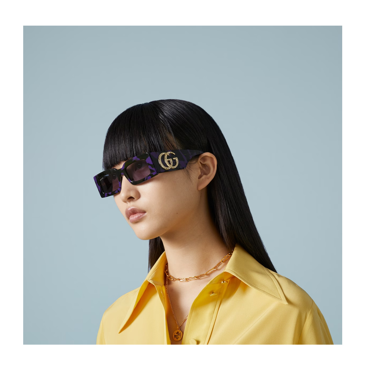 Gucci Women's Viola Gg1425s 003 Acetate Occhiali Sole