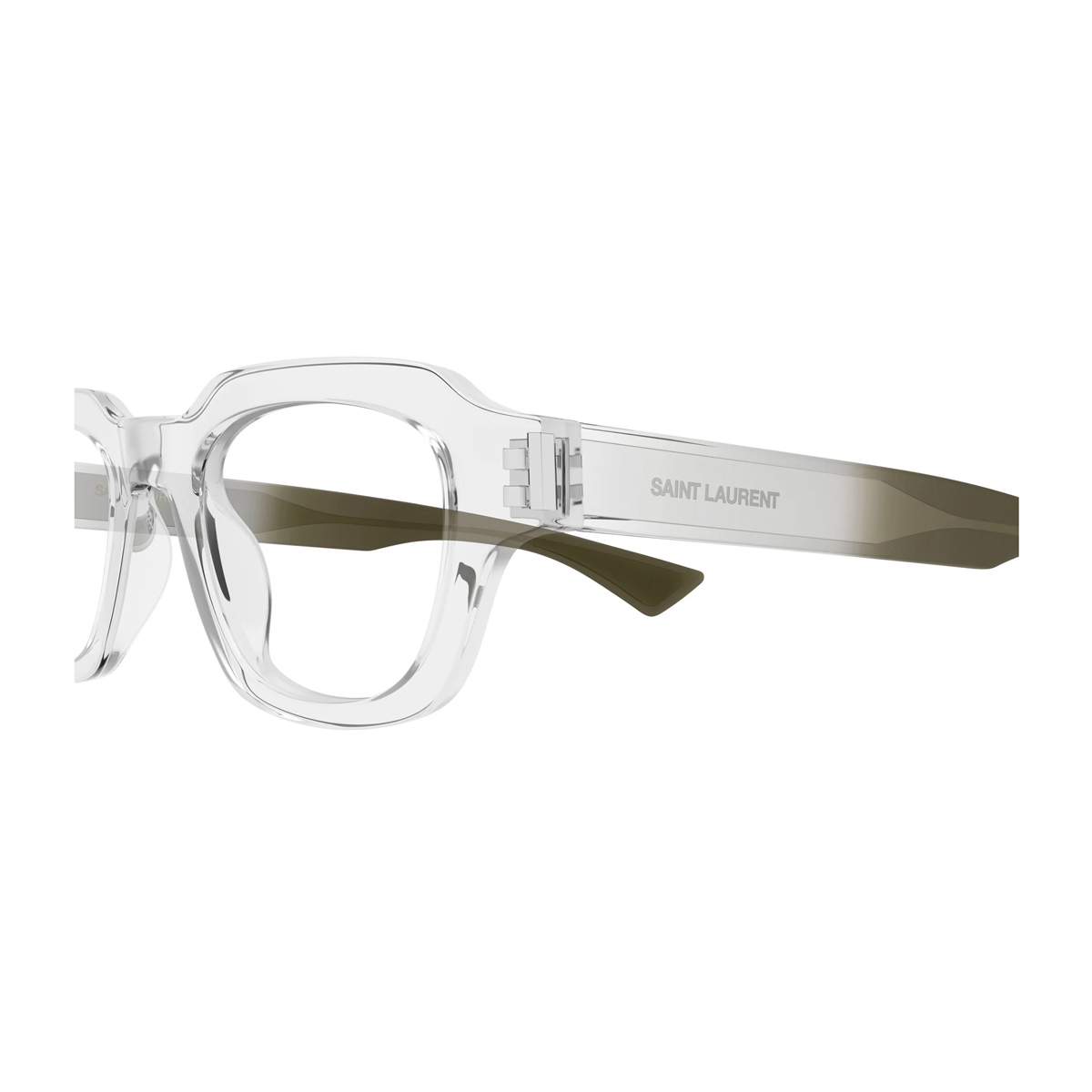 Saint Laurent Unisex Trasparente Sl 791 Opt Linea Logo 004 Crystal Acetate Occhiali Da Vista