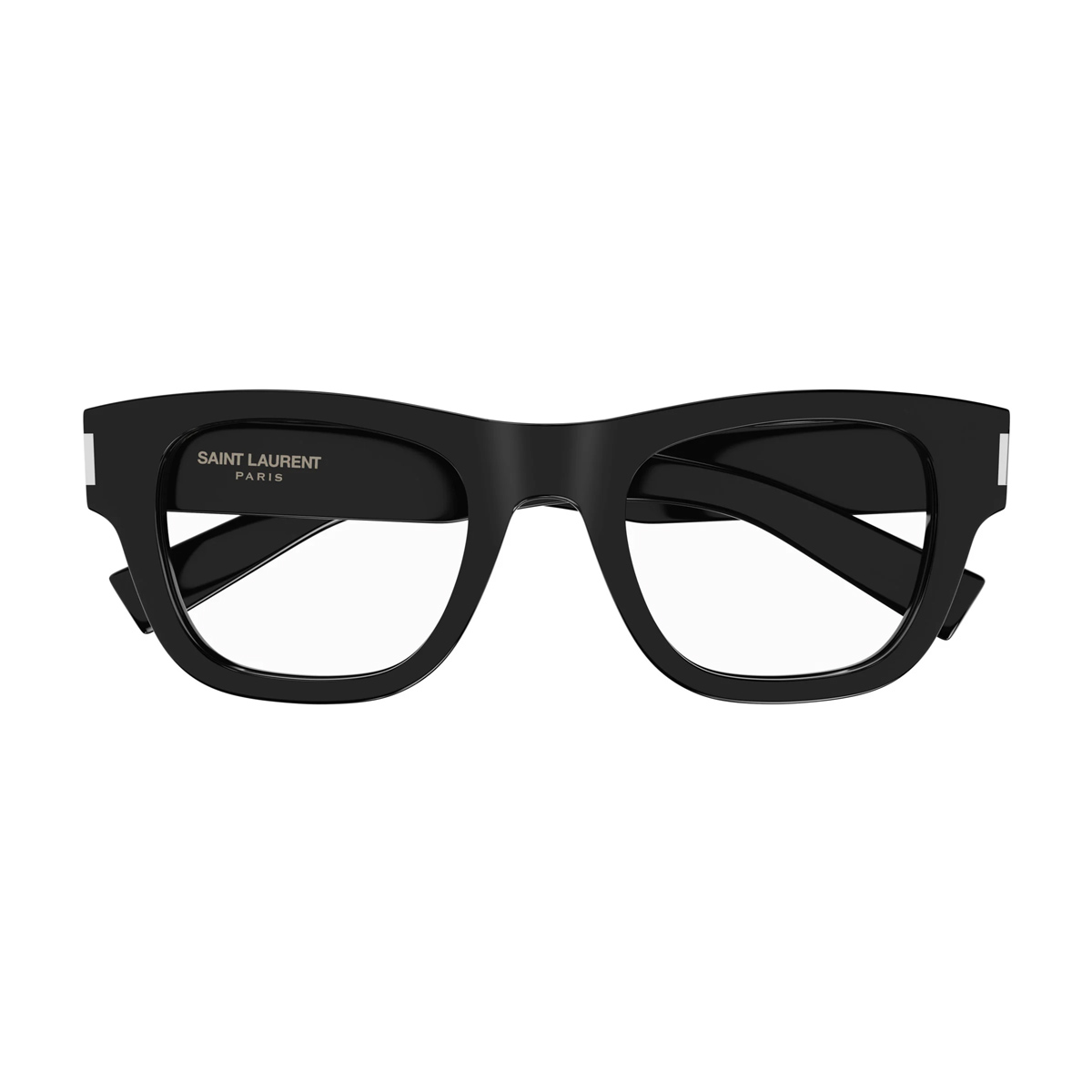 Saint Laurent Unisex Nero Sl 698 Linea Classic 001 Black Acetate Occhiali Vista