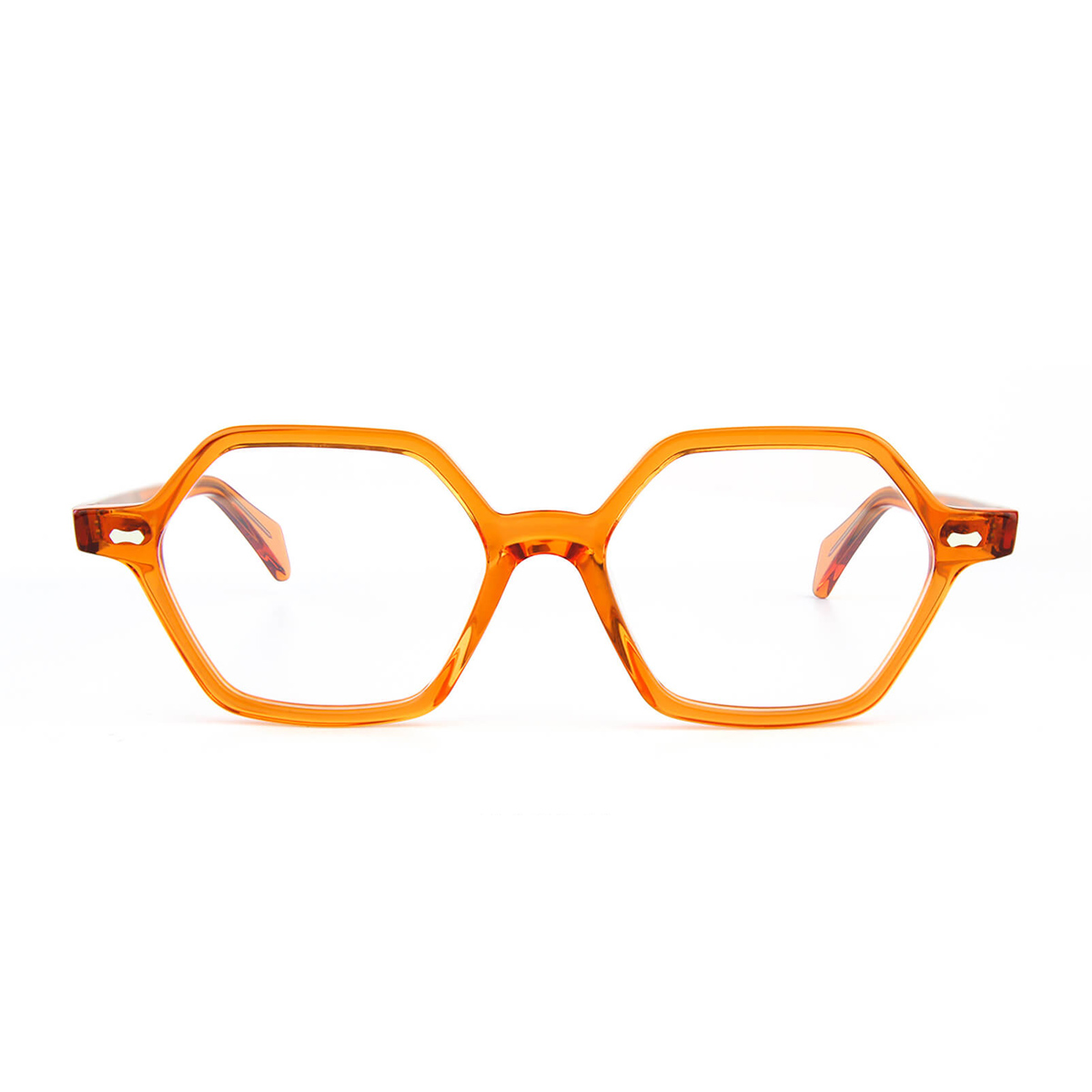Dandy's Unisex Arancione Faggio A5 Arancio Acetate Occhiali Da Vista