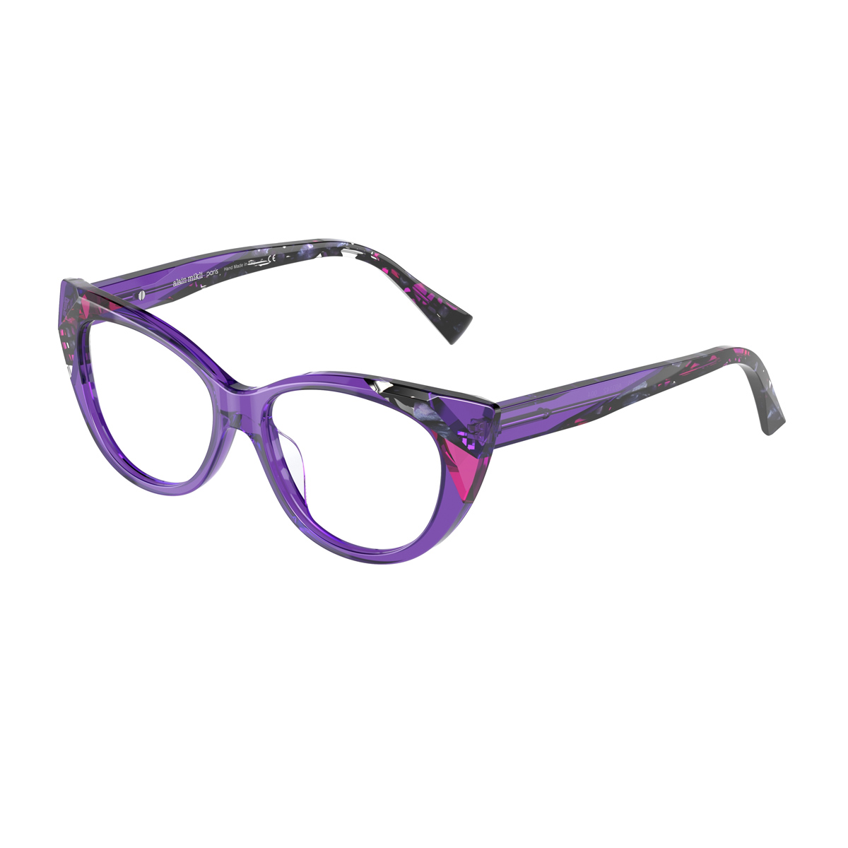 Alain Mikli A03142 004 Viola Acetate Occhiali Vista - Women