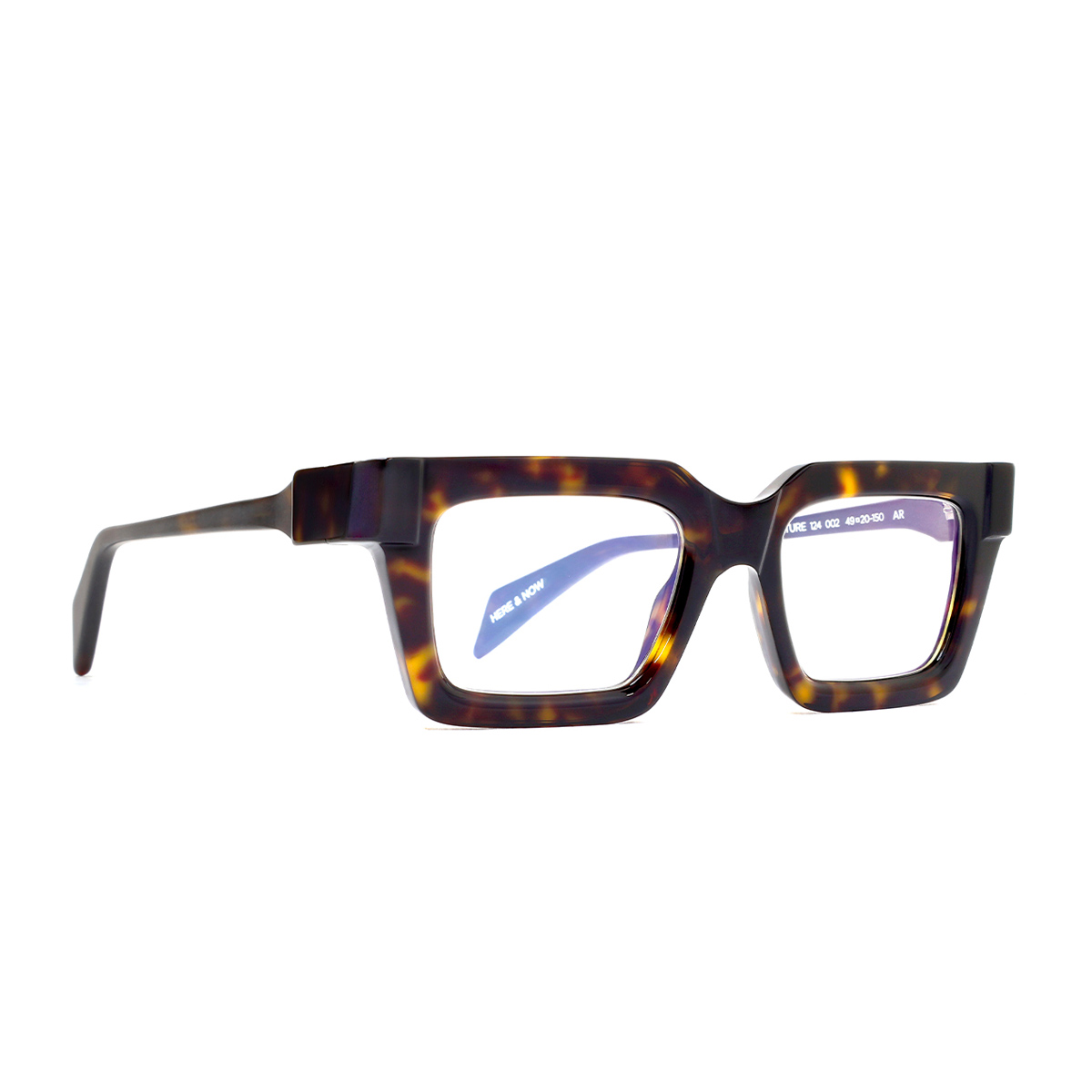Siens Unisex Marrone Creature 124 002 Havana Scuro Acetate Occhiali Da Vista