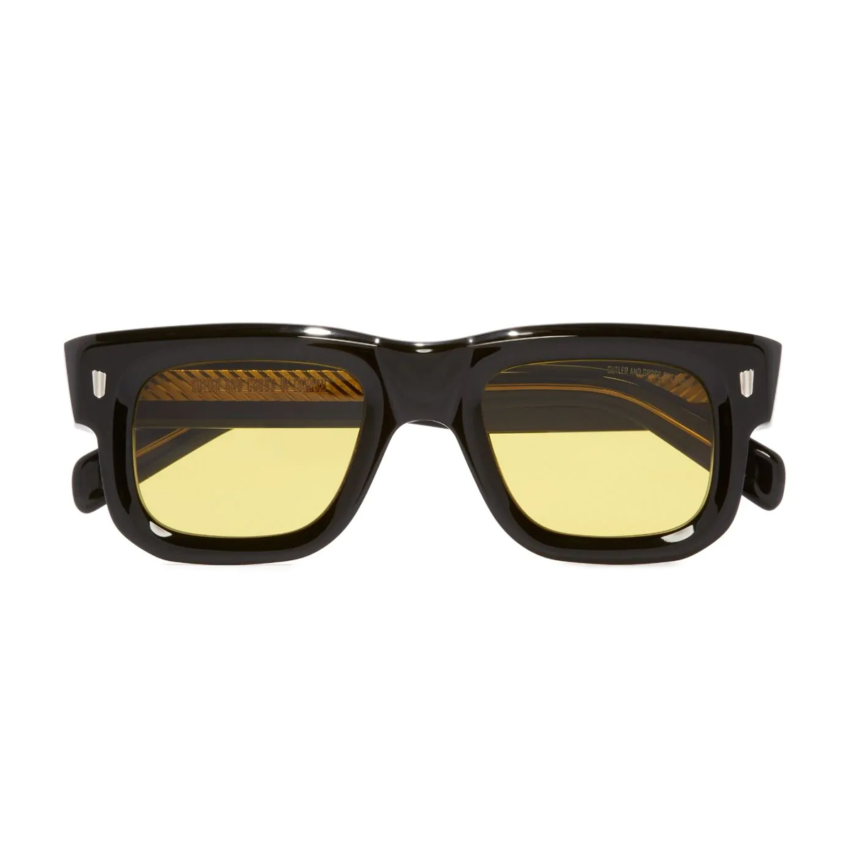 Cutler And Gross Unisex Nero 1402 01 Acetate Occhiali Sole