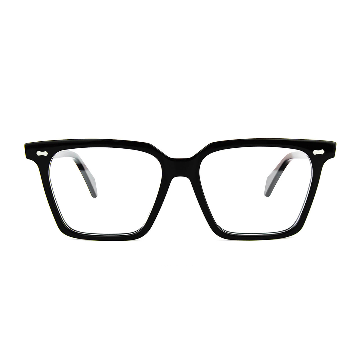 Dandy's Unisex Nero Castagno Acetate Occhiali Da Vista