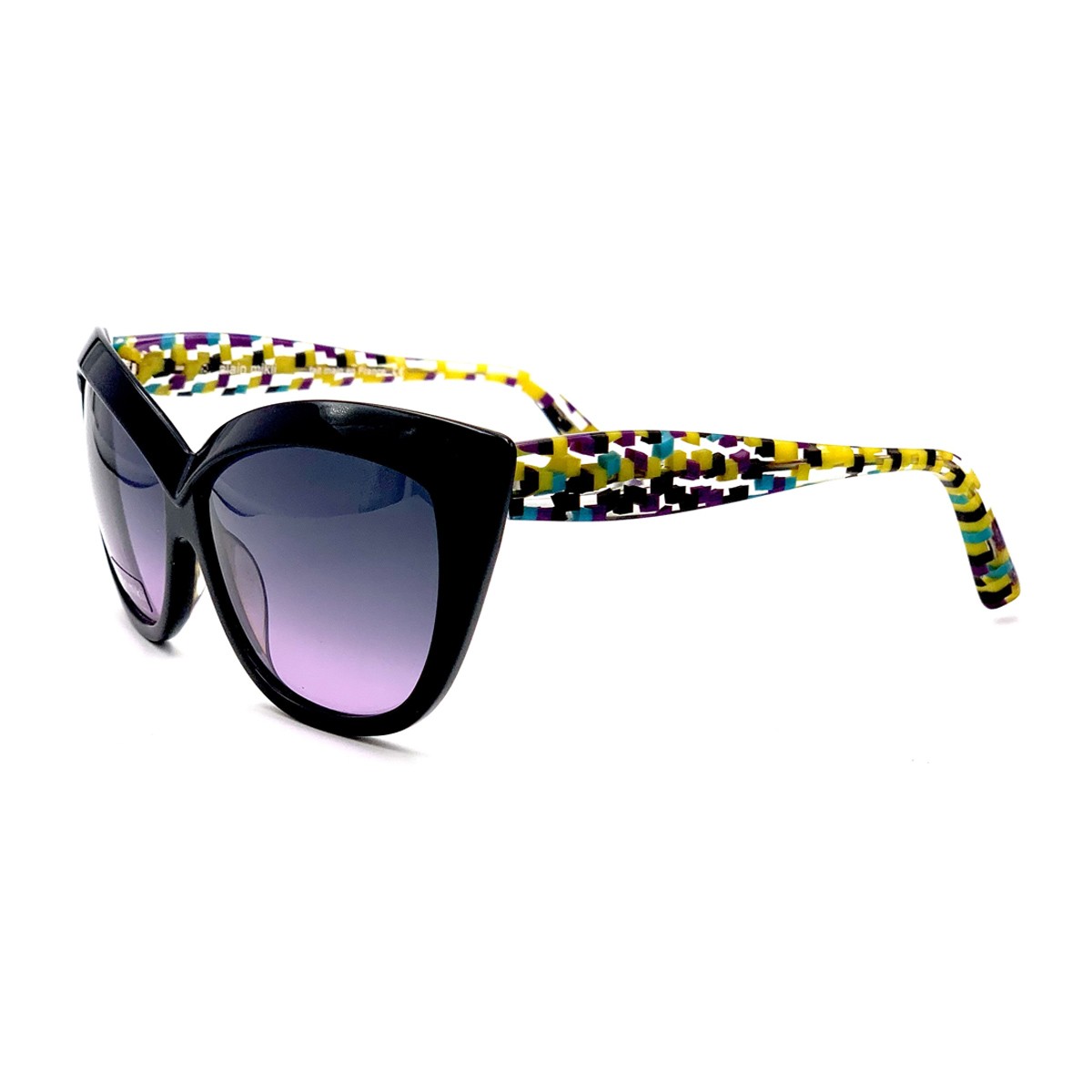 Alain Mikli Unisex Nero Al1313 Celluloid Occhiali Sole