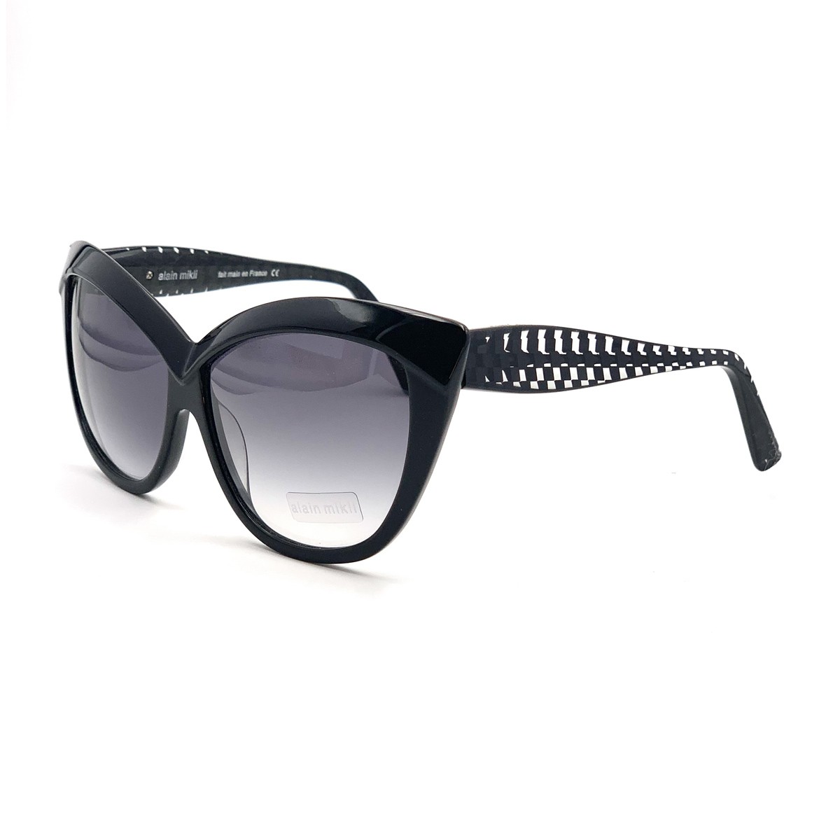 Alain Mikli Unisex Nero Al1313 Celluloid Occhiali Sole