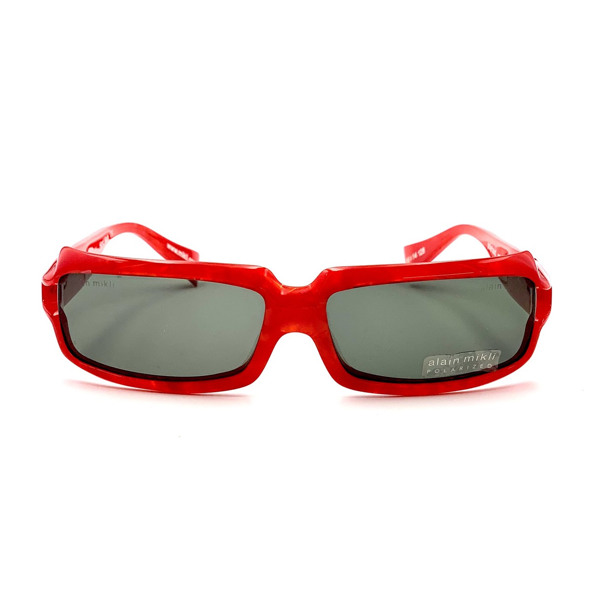 Alain Mikli Unisex Rosso A0488 Celluloid Occhiali Sole
