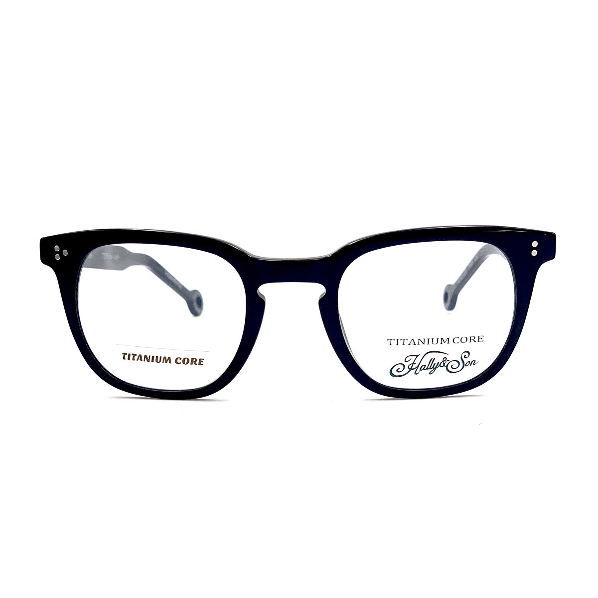Hally & Son Men's Nero Kit Optical-Sun Hs64 Propionate Occhiali Vista