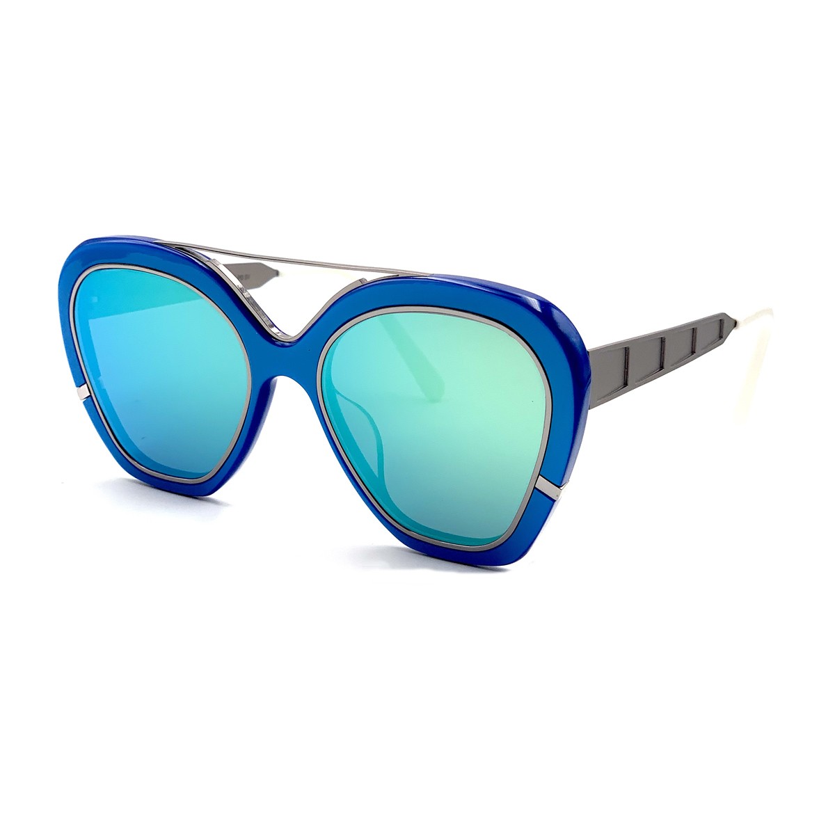 Irresistor Unisex Blu La Isla Bonita Celluloid Occhiali Sole