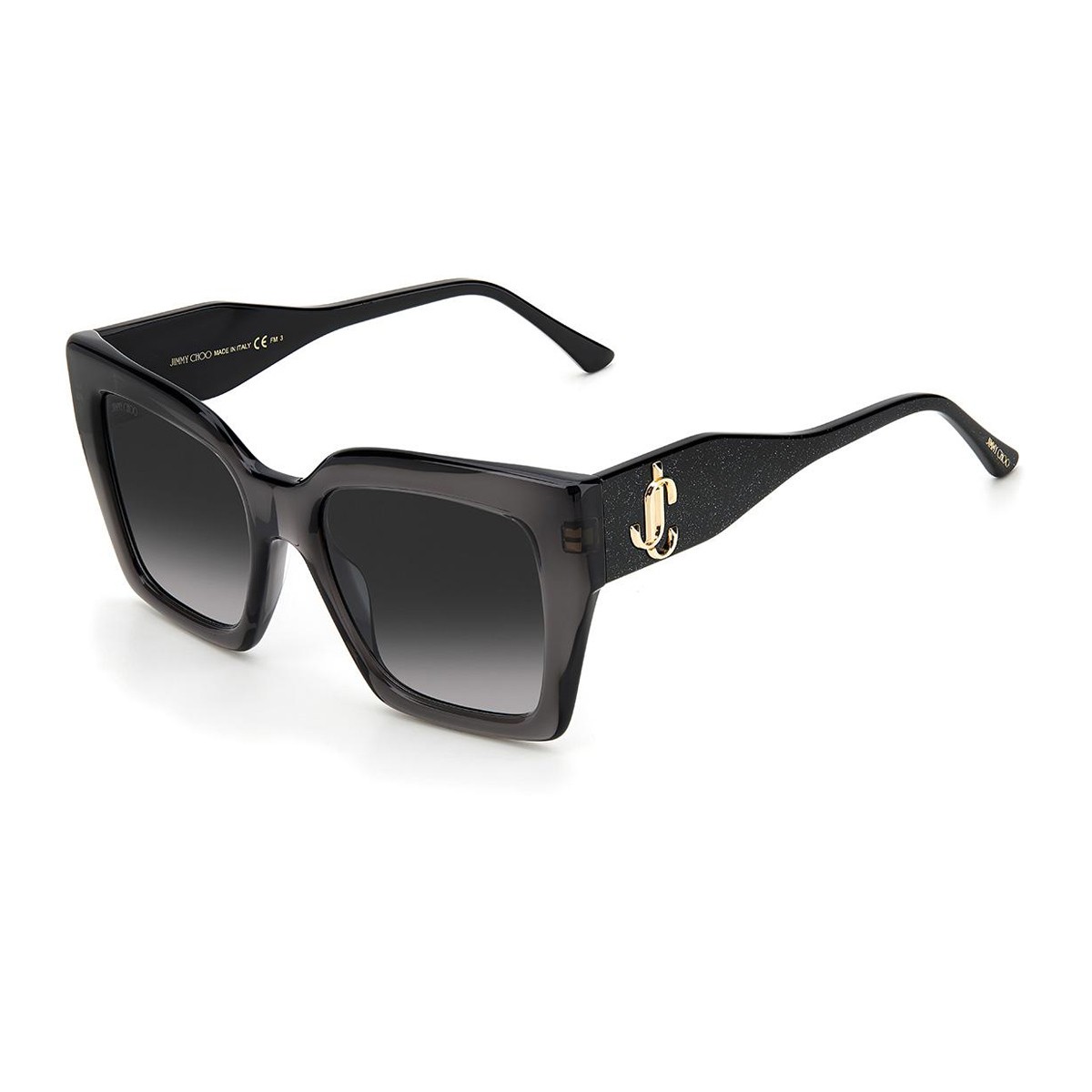 Jimmy Choo Women's Grigio Eleni-G-S Celluloid Occhiali Sole
