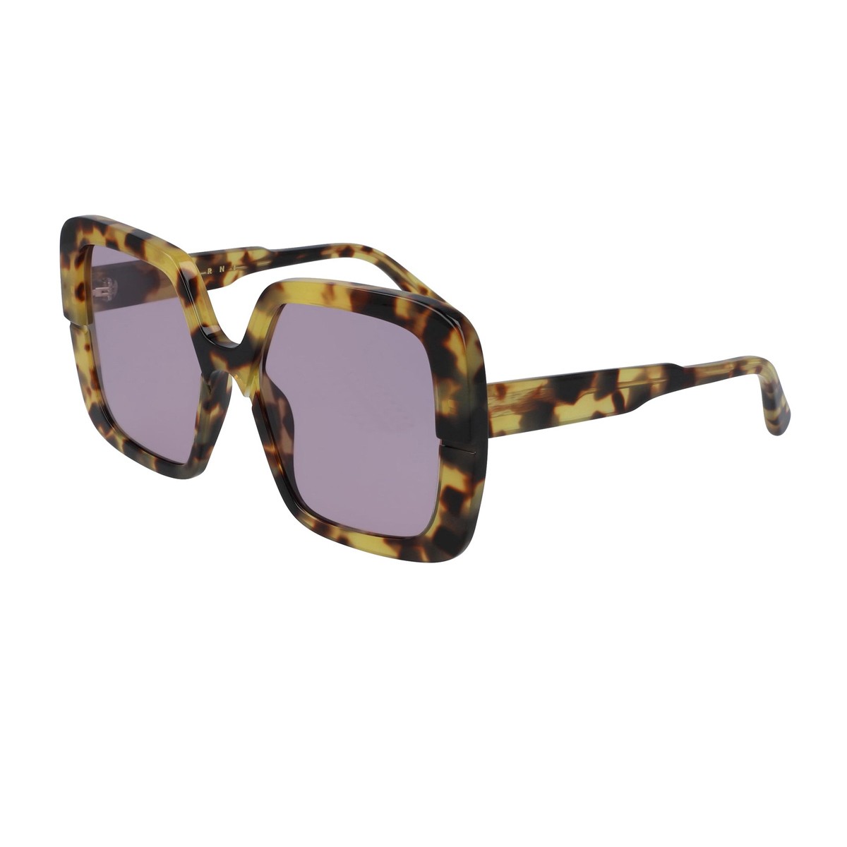 Marni Unisex Marrone Me643s Celluloid Occhiali Sole
