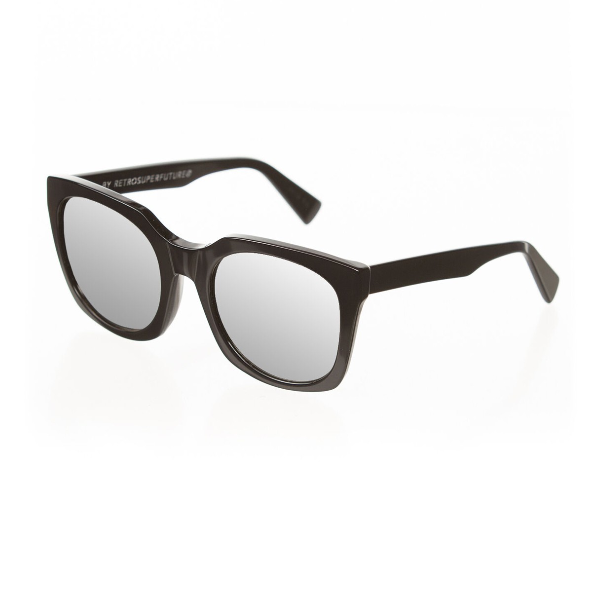 Retrosuperfuture Unisex Nero Super Quadra Celluloid Occhiali Sole