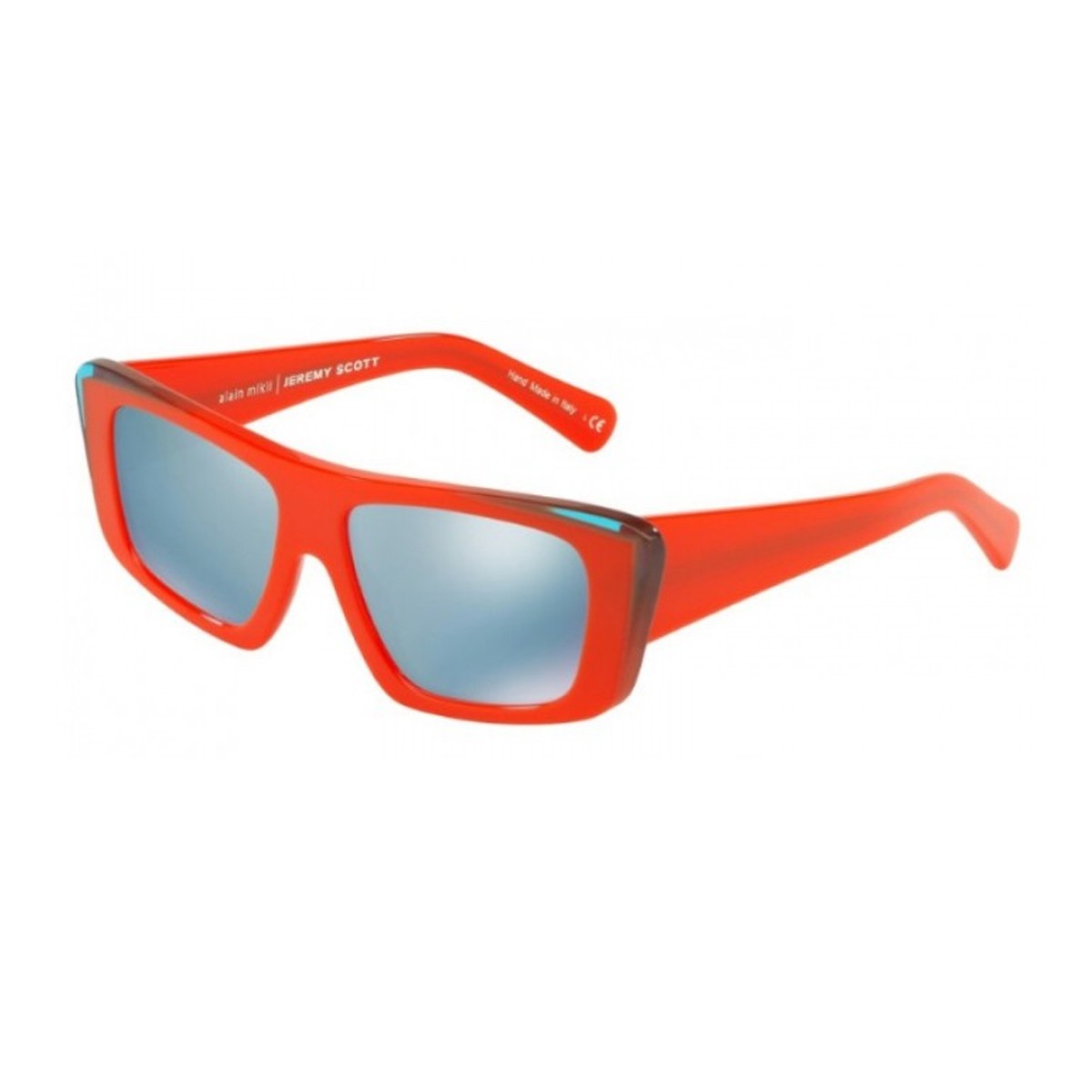 Alain Mikli Women's Arancione A05029 Special Edition Celluloid Occhiali Sole