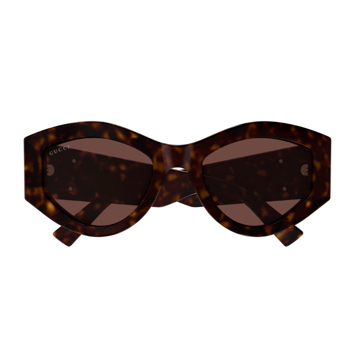 Gucci Women's Havana Gg1951s Linea Emblem 002 Brown Recycled Acetate Occhiali Da Sole