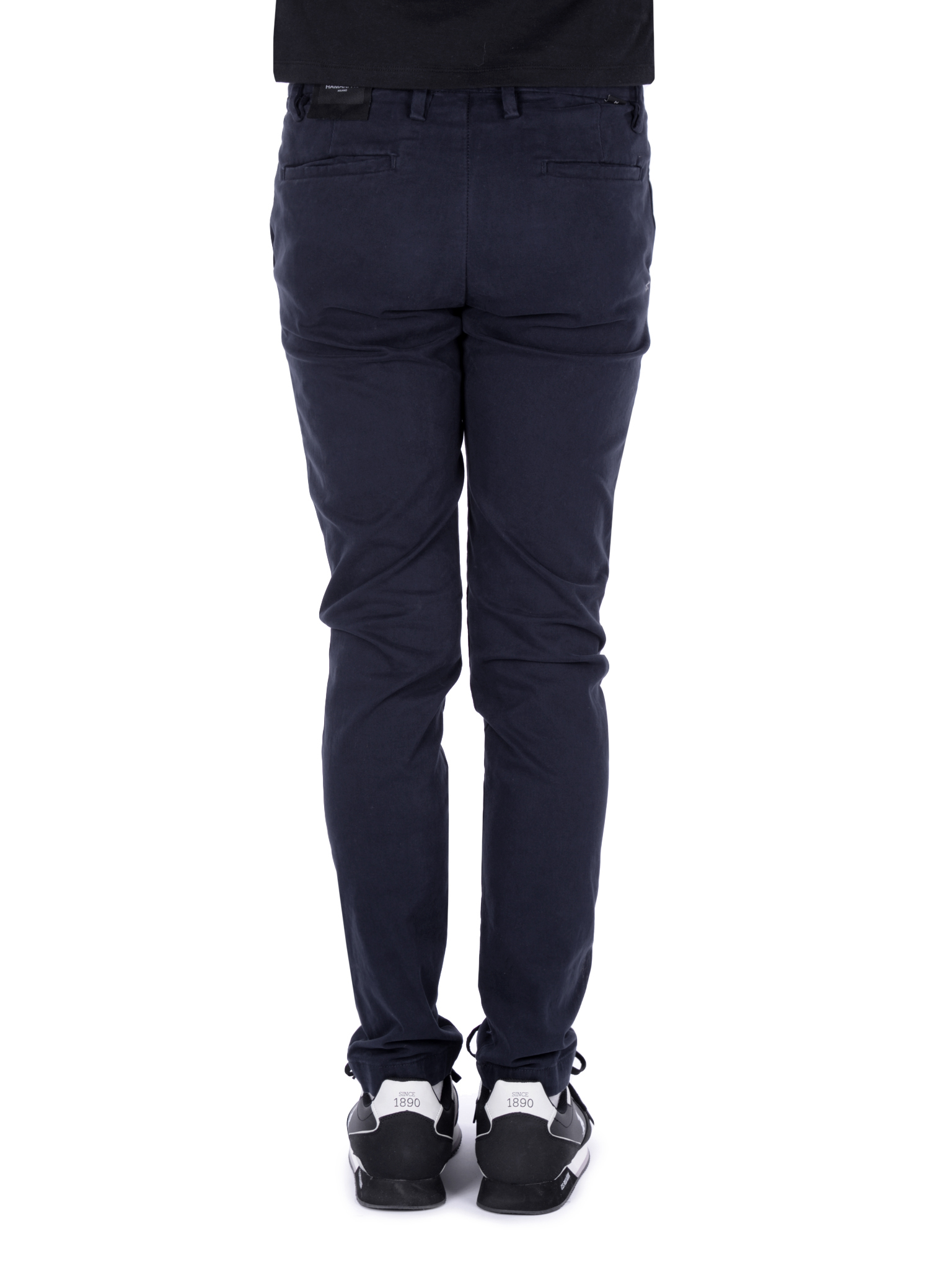 Pantaloni Uomo HKM Basic - Cavallo 33 Pollici, Elasticizzati, Tasca Posteriore Con Zip