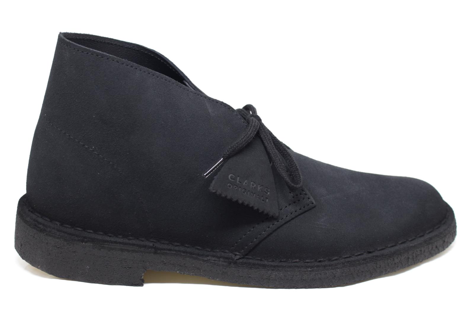 Clarks Desert London Derby Uomo In Pelle – Suola In Crepe – Made In England – Altezza Tacco 2,5 Cm