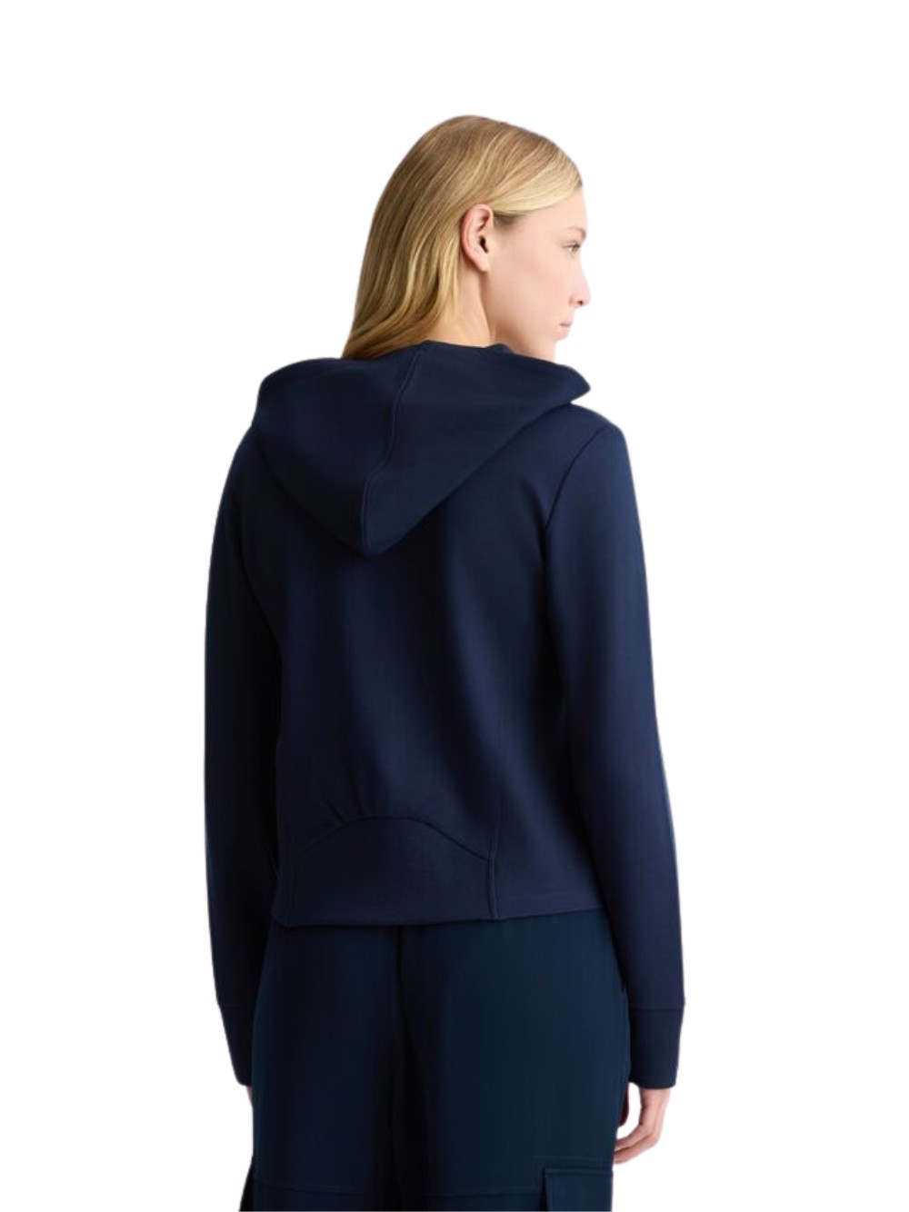 Felpa Liu Jo da donna, in viscosa, colore blu, codice TA5040 JS182. - Imagen 4 de 4